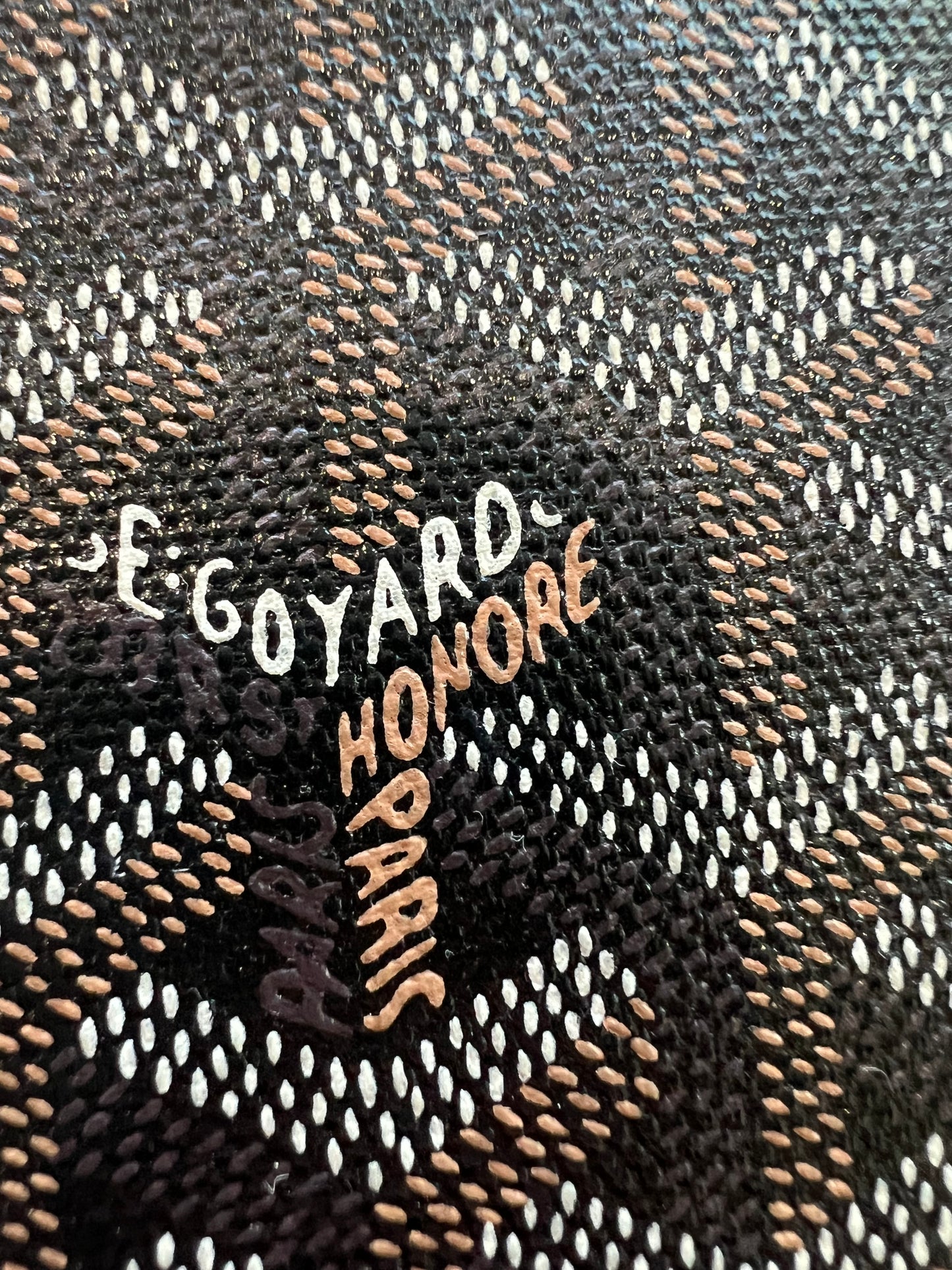 GOYARD Goyardine Sac Marie Galante MM Black