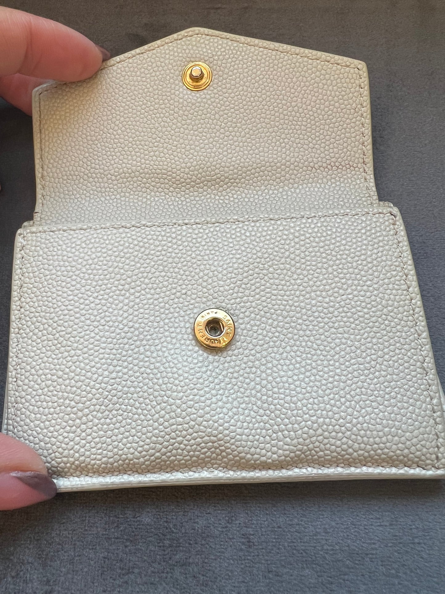Yves Saint Laurent Uptown Card Case Wallet