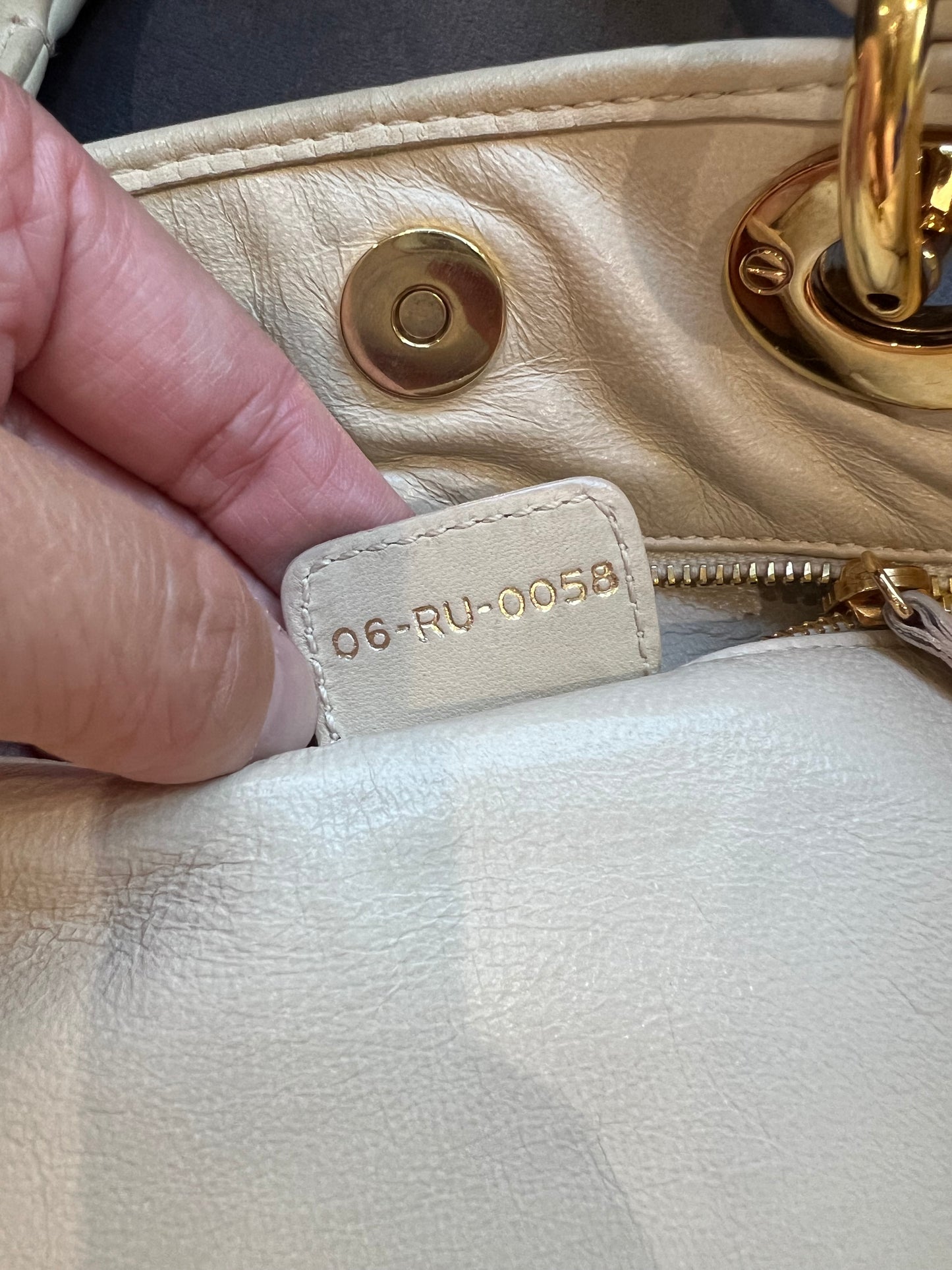 Lady Dior tote bag