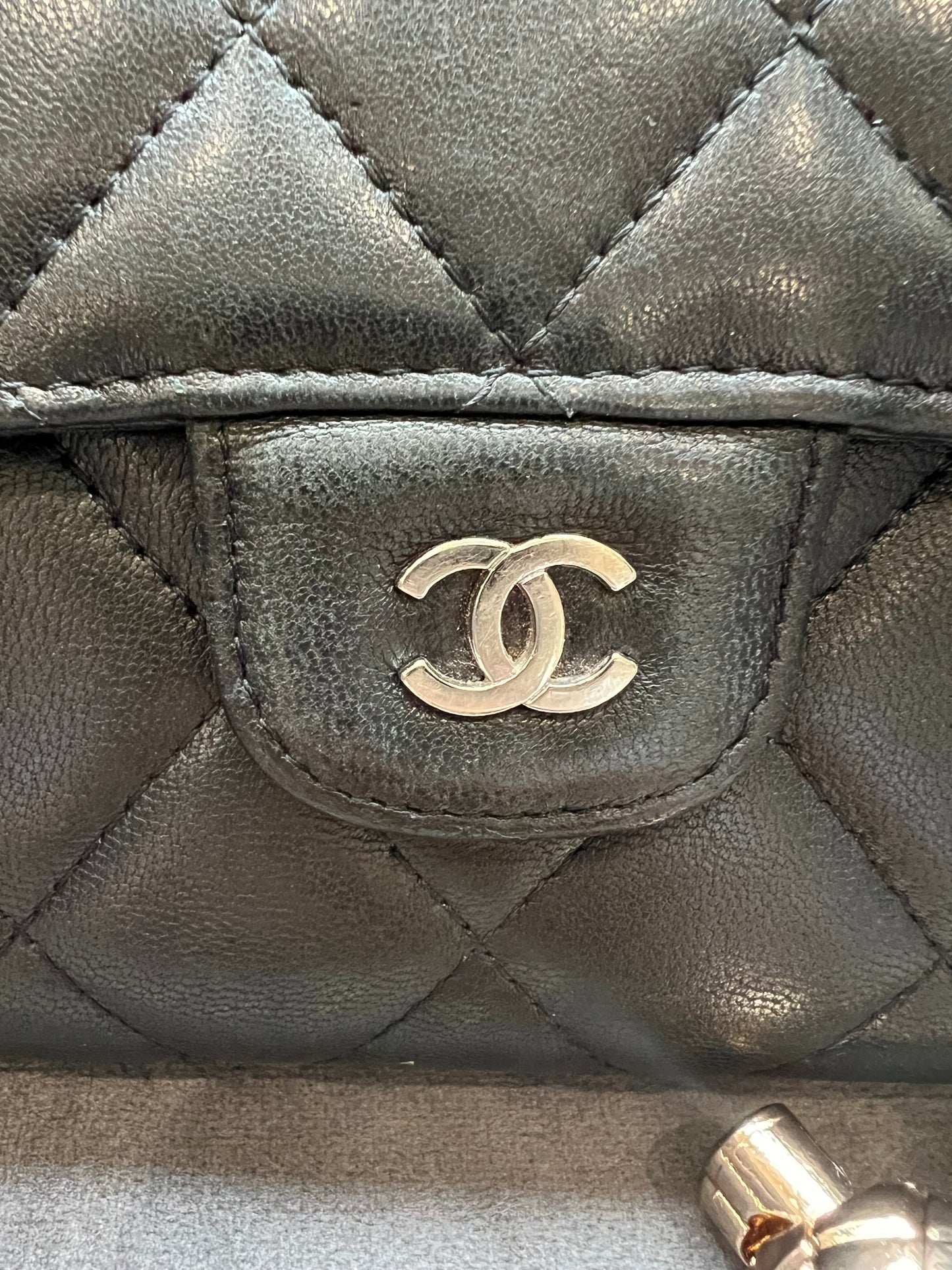 Chanel timeless wallet on chain