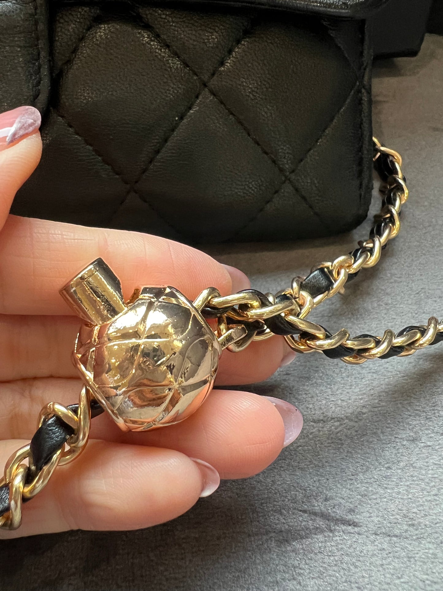 Chanel timeless wallet on chain