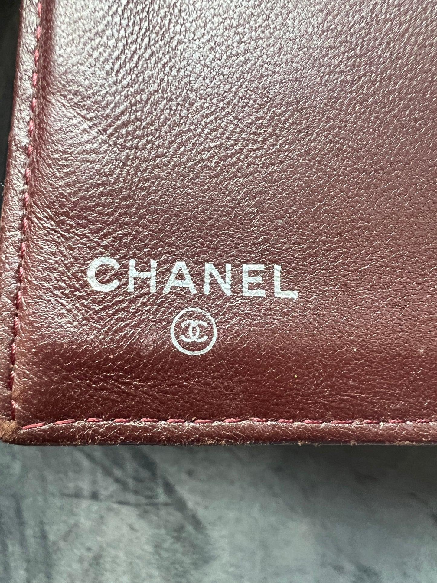Chanel timeless wallet on chain