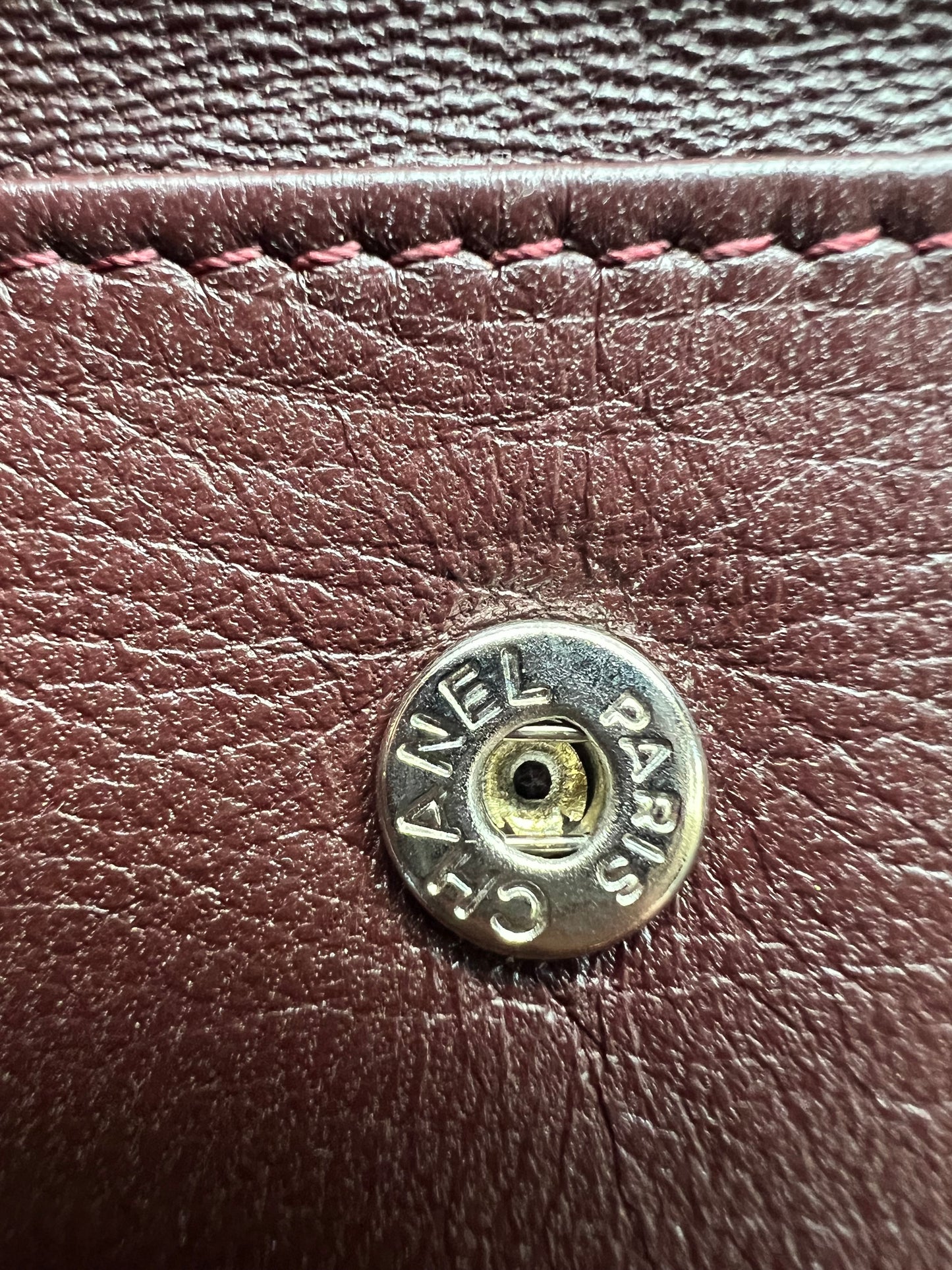 Chanel timeless wallet on chain