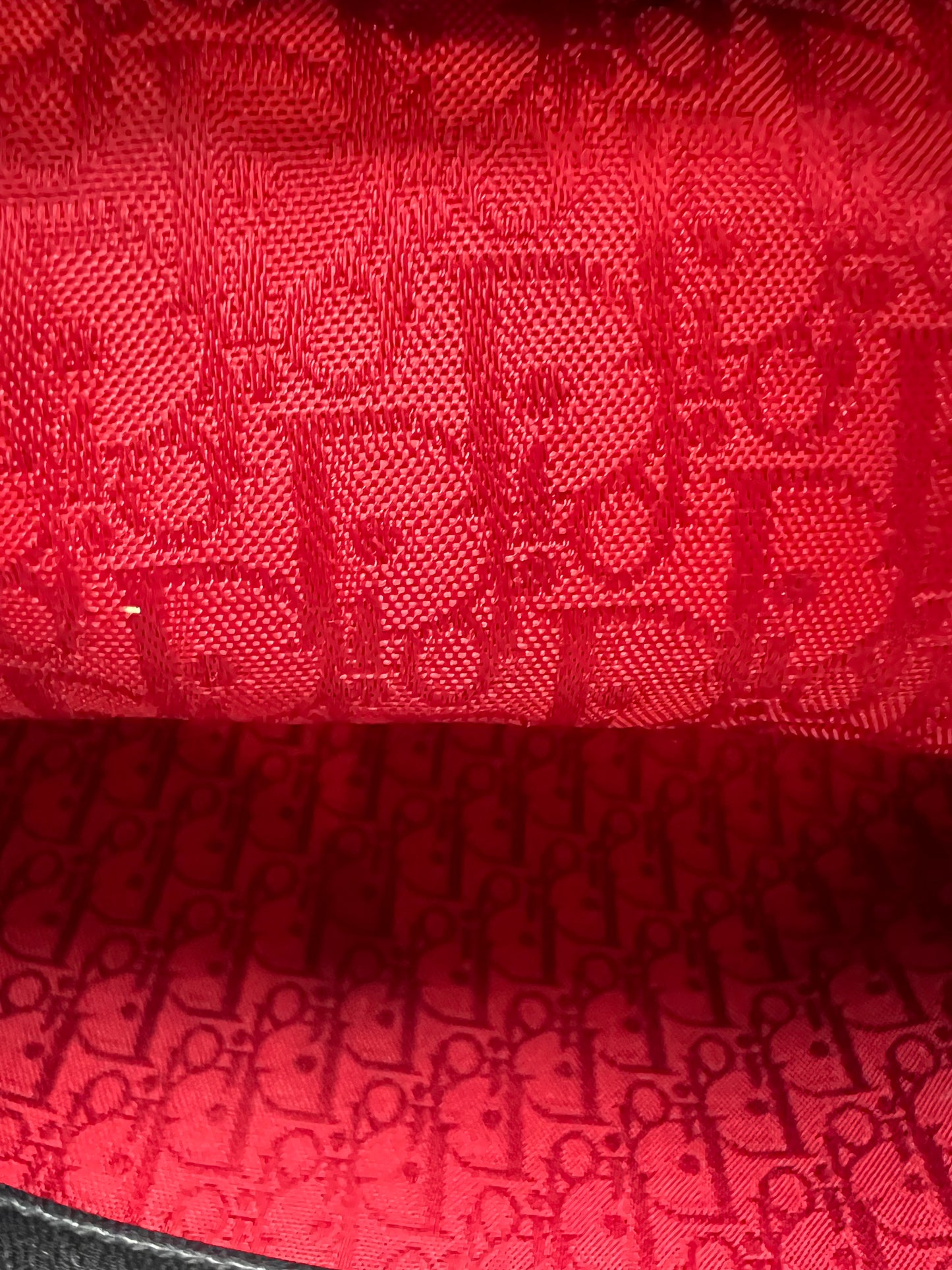 Lady Dior Cannage shopping tote lambskin black