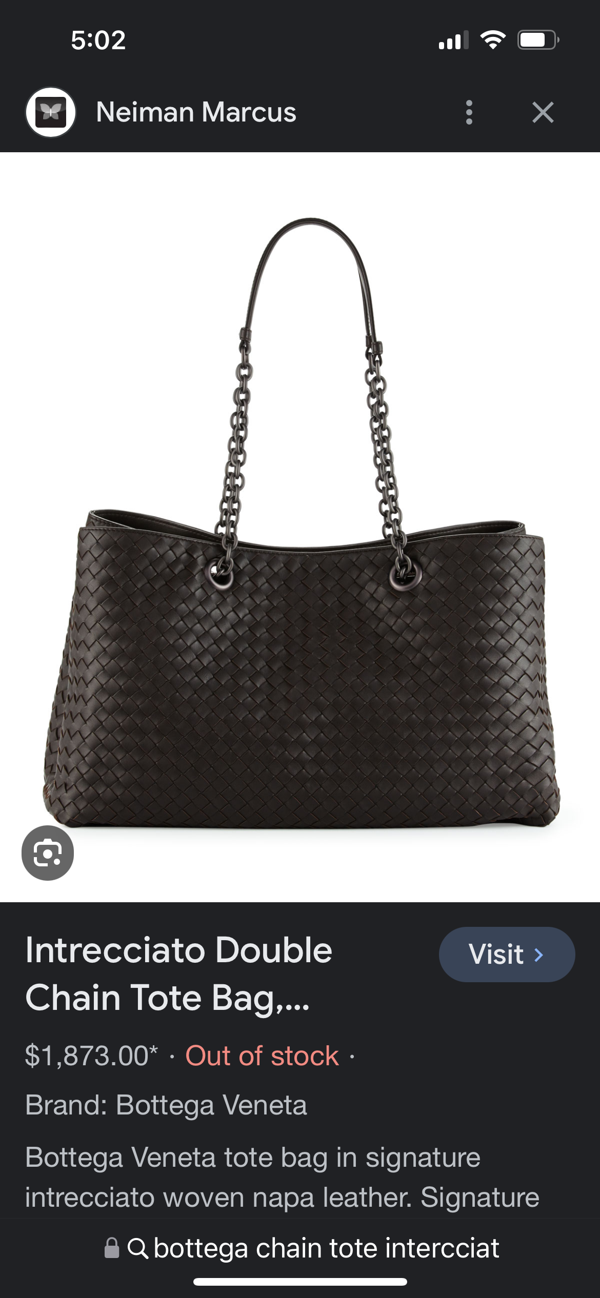 Bottega Veneta intrecciato tote bag