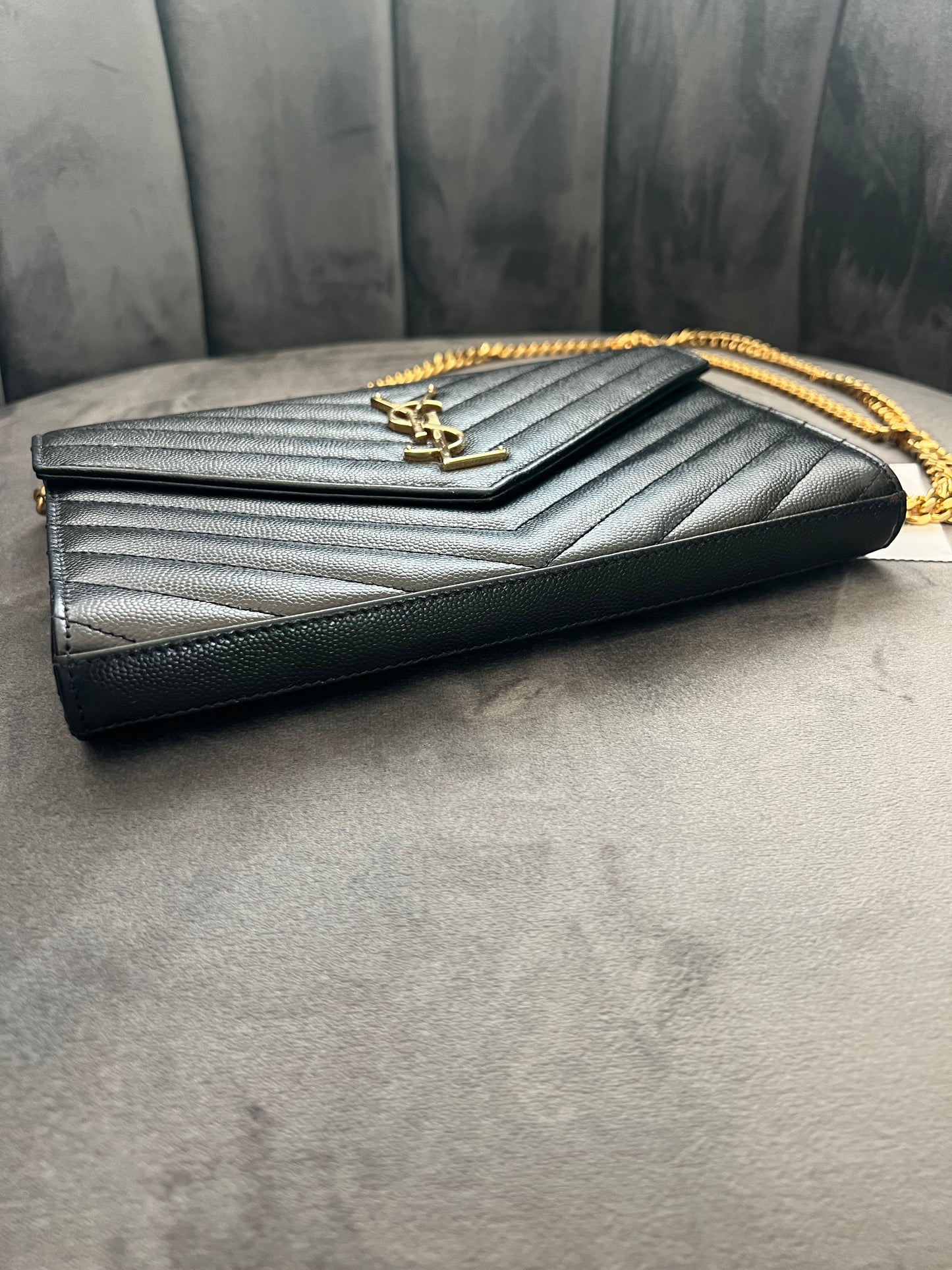 Yves Saint Laurent Cassandre envelope flap crossbody