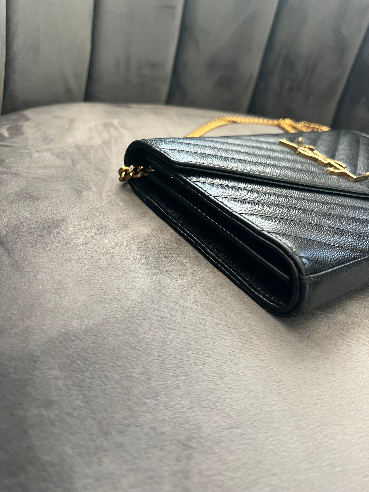 Yves Saint Laurent Cassandre envelope flap crossbody