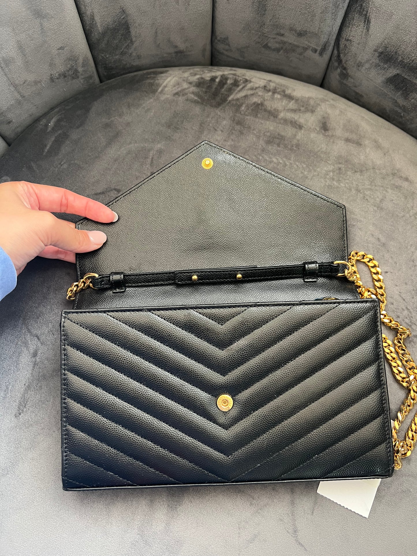 Yves Saint Laurent Cassandre envelope flap crossbody