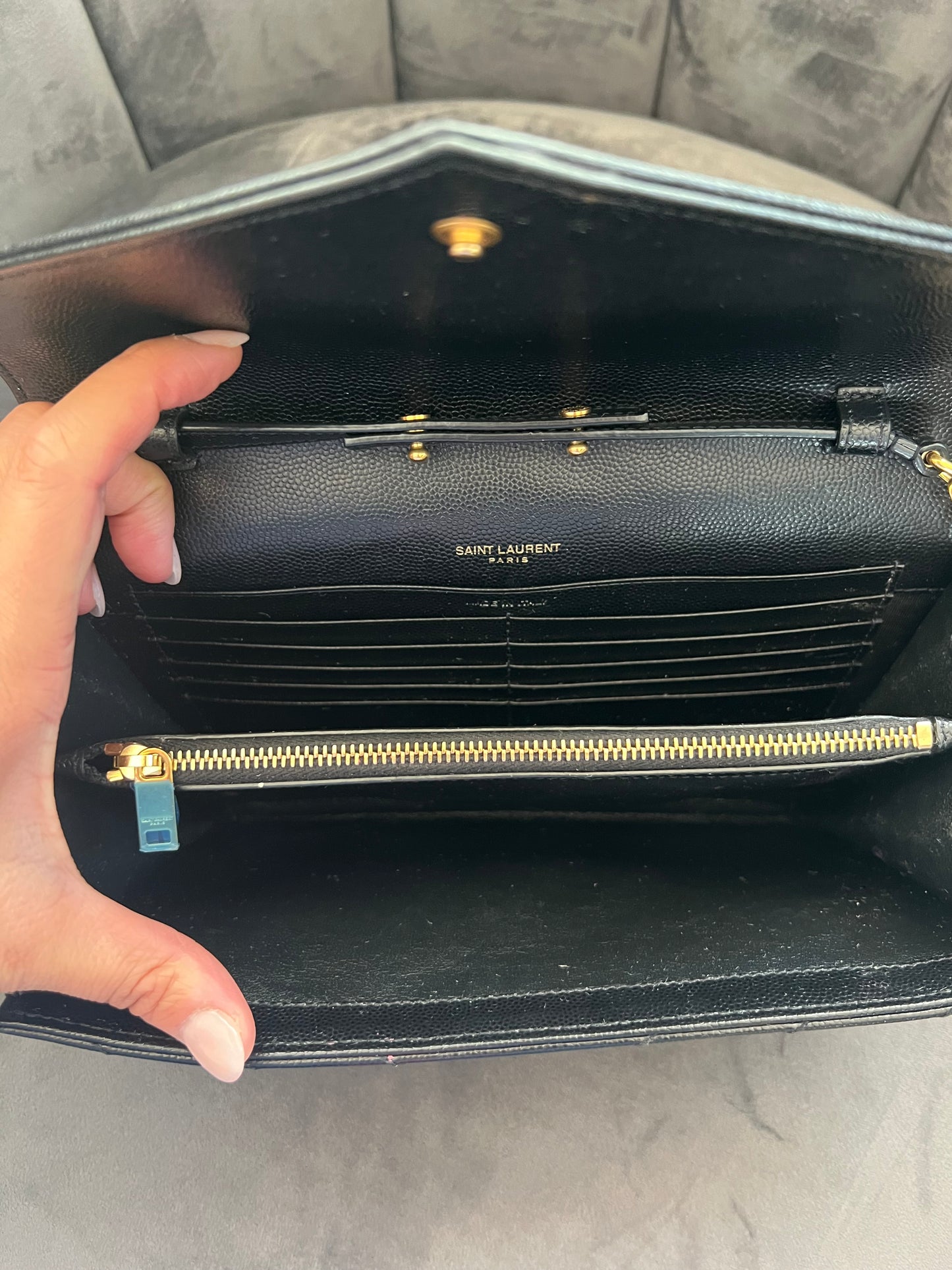 Yves Saint Laurent Cassandre envelope flap crossbody