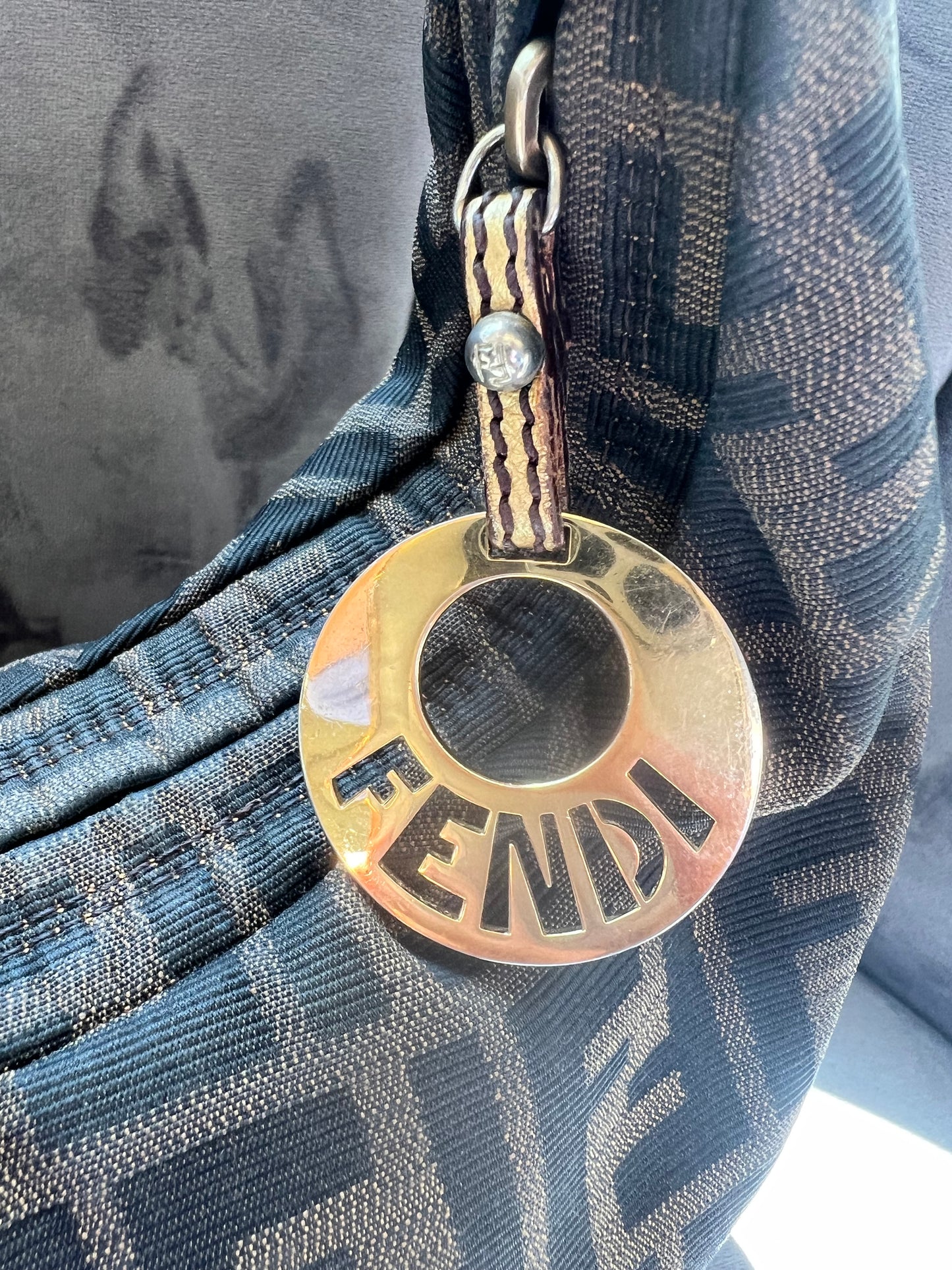 Fendi chain hobo and bracelet bag