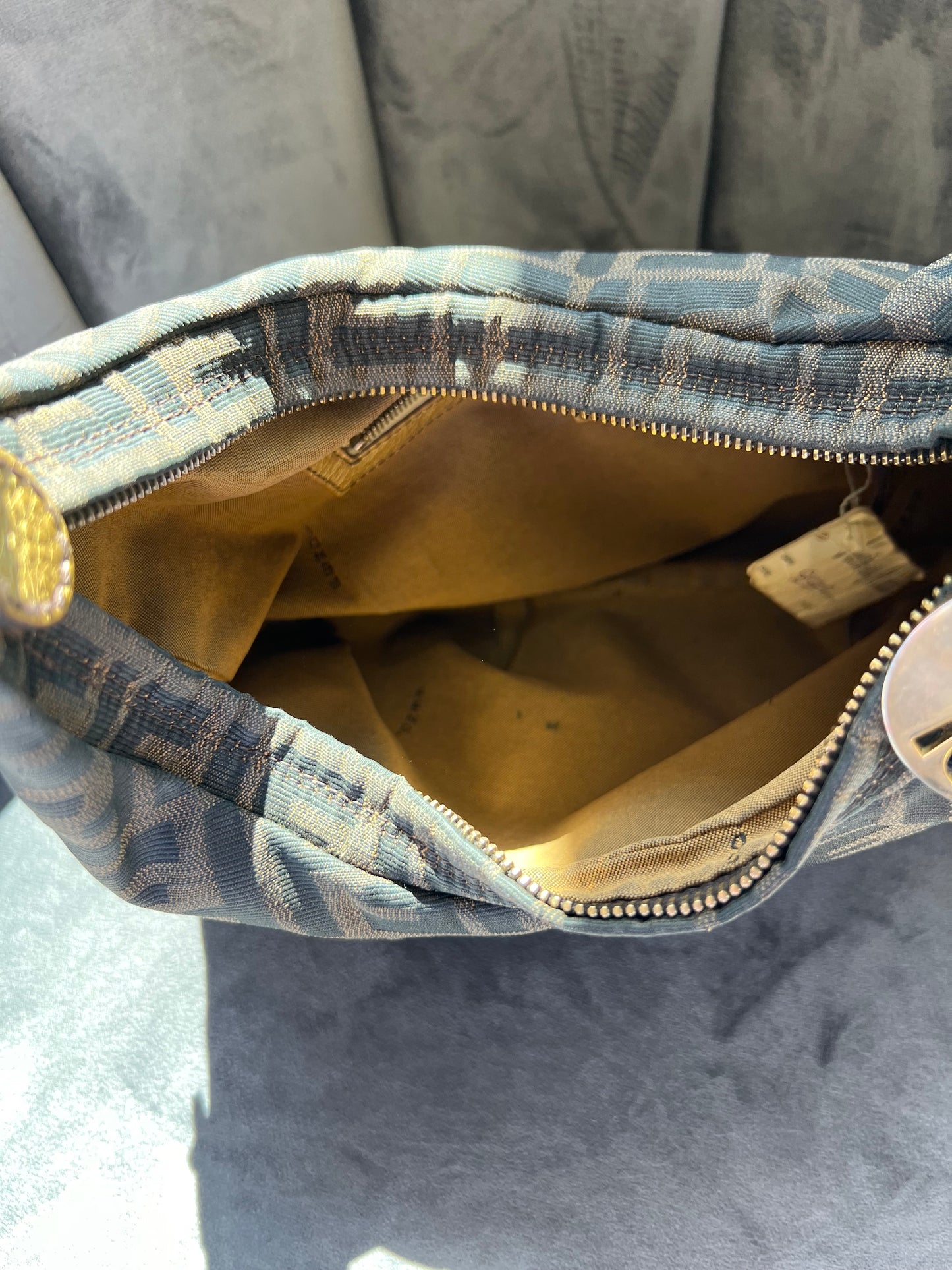 Fendi chain hobo and bracelet bag