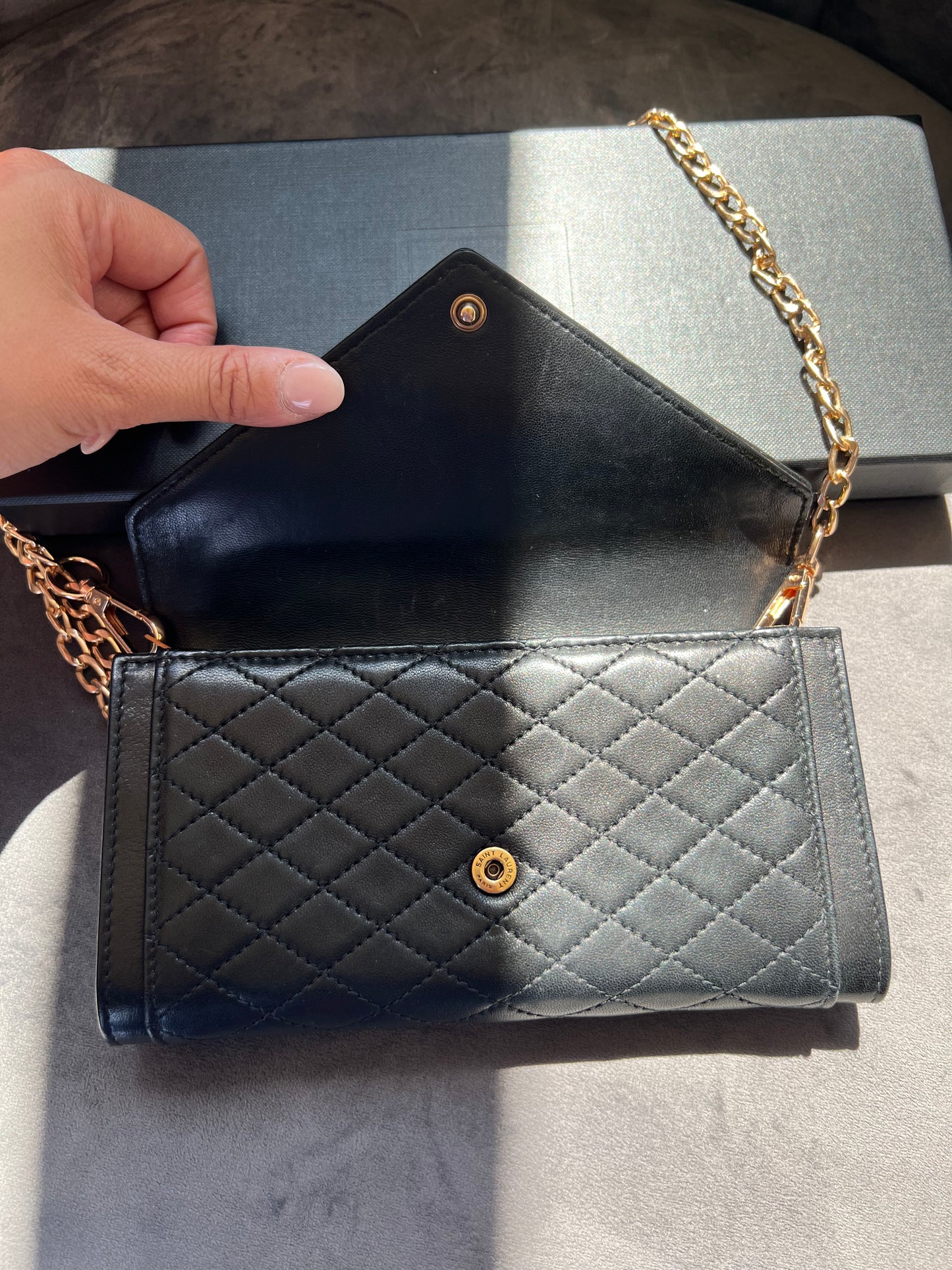 Yves Saint Laurent Gaby Wallet on chain