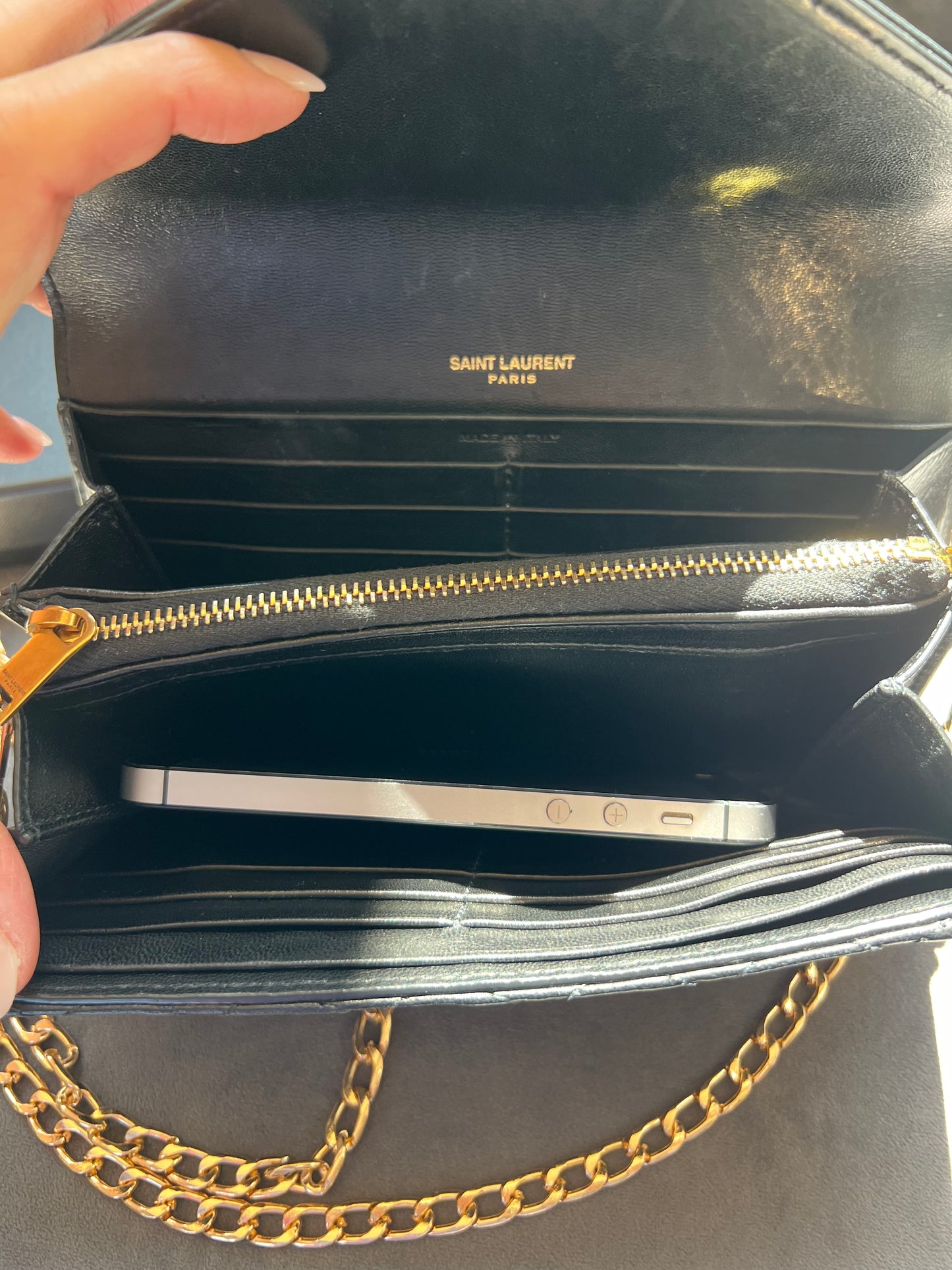 Yves Saint Laurent Gaby Wallet on chain
