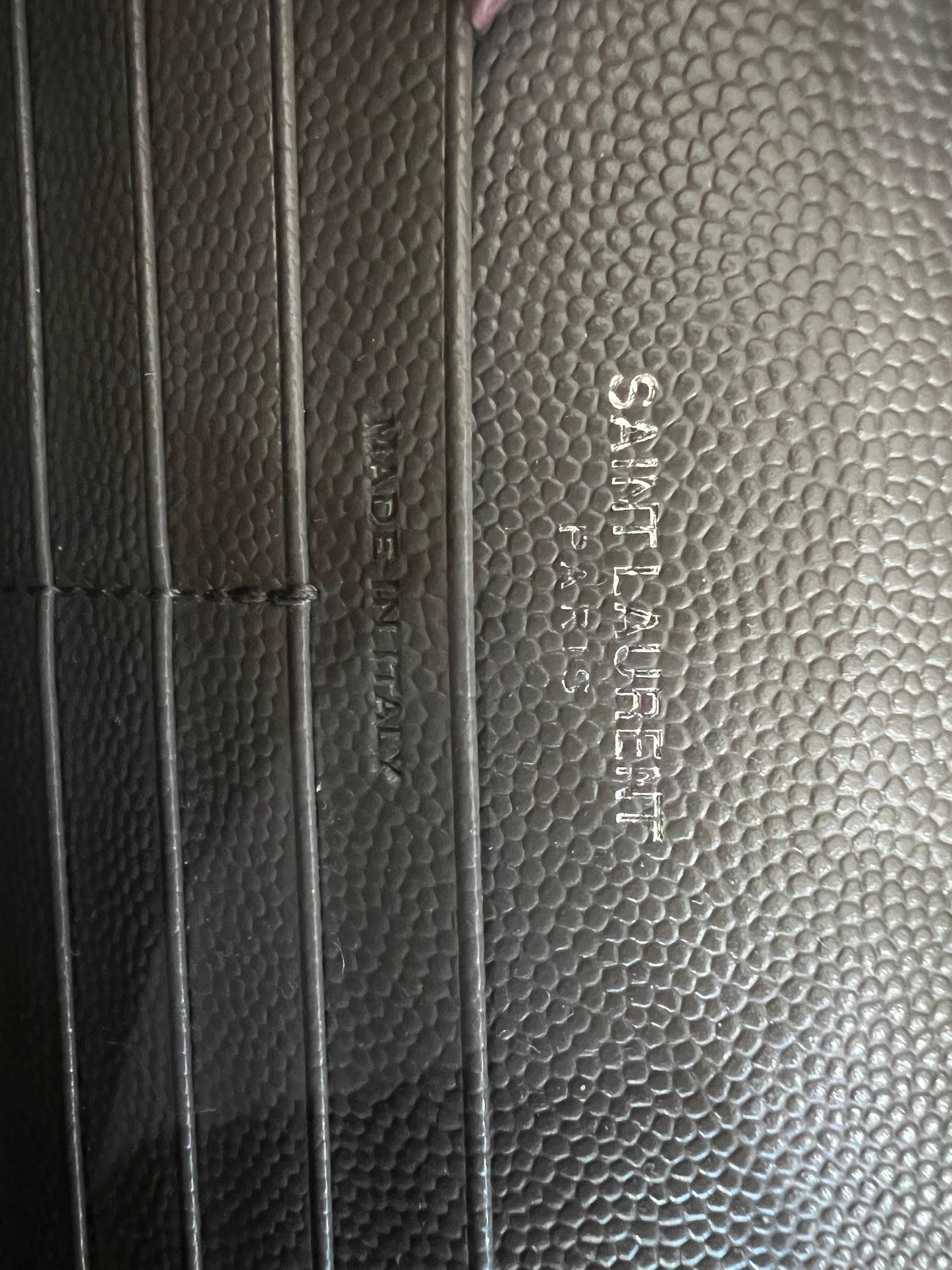 YSL gray crossbody bag