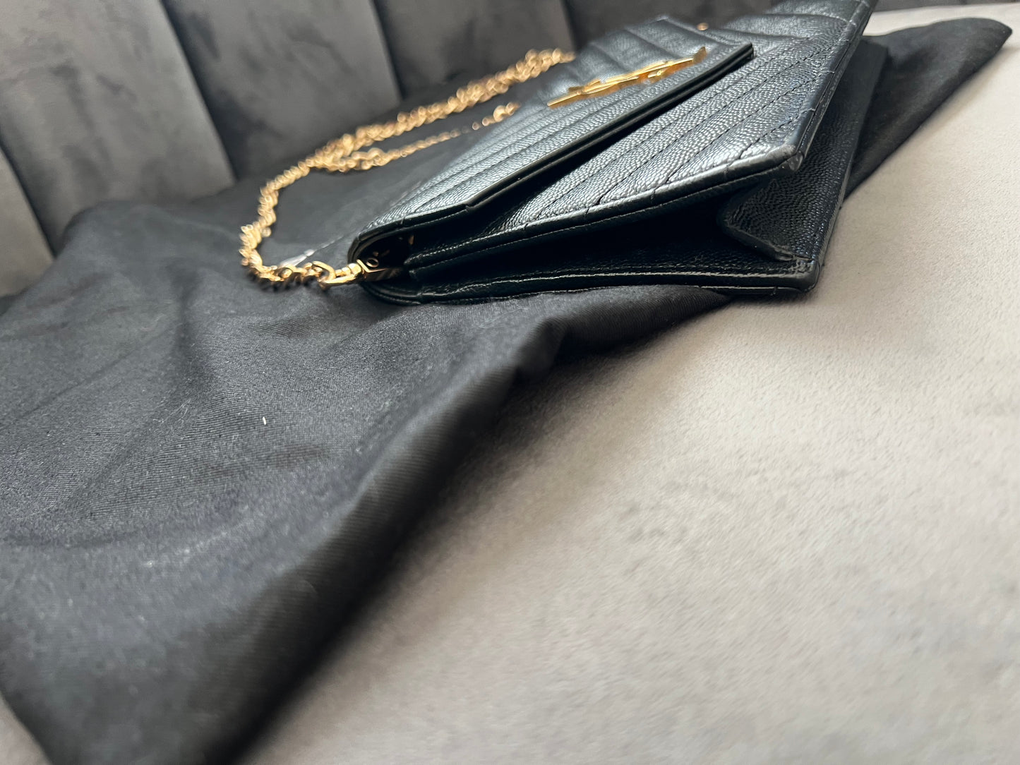 Yves Saint Laurent Cassandre envelope flap crossbody bag