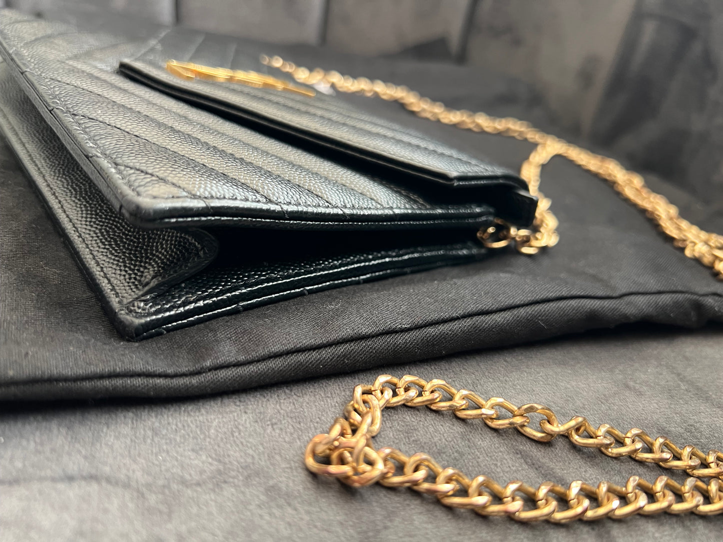 Yves Saint Laurent Cassandre envelope flap crossbody bag