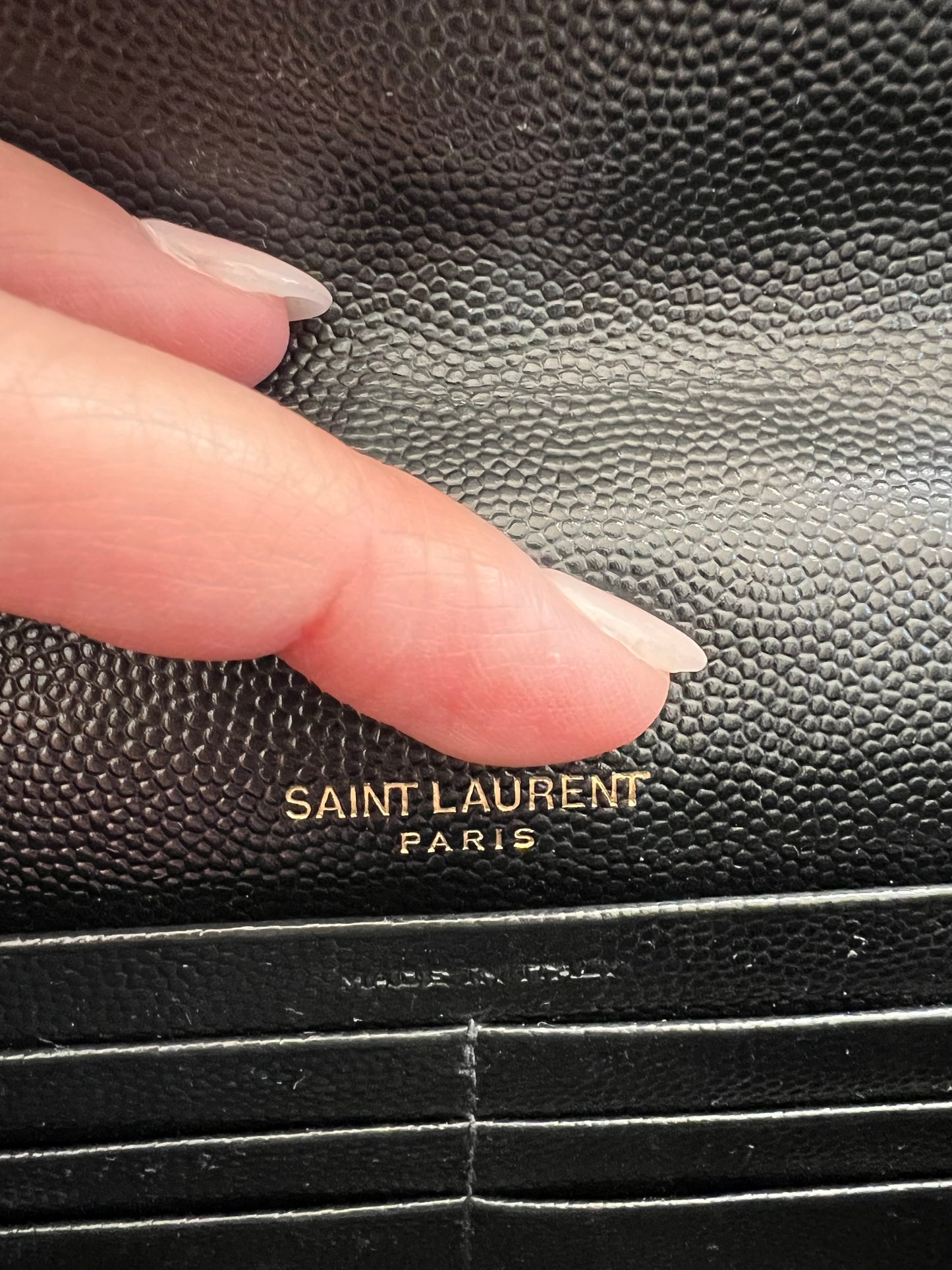 Yves Saint Laurent Cassandre envelope flap crossbody bag
