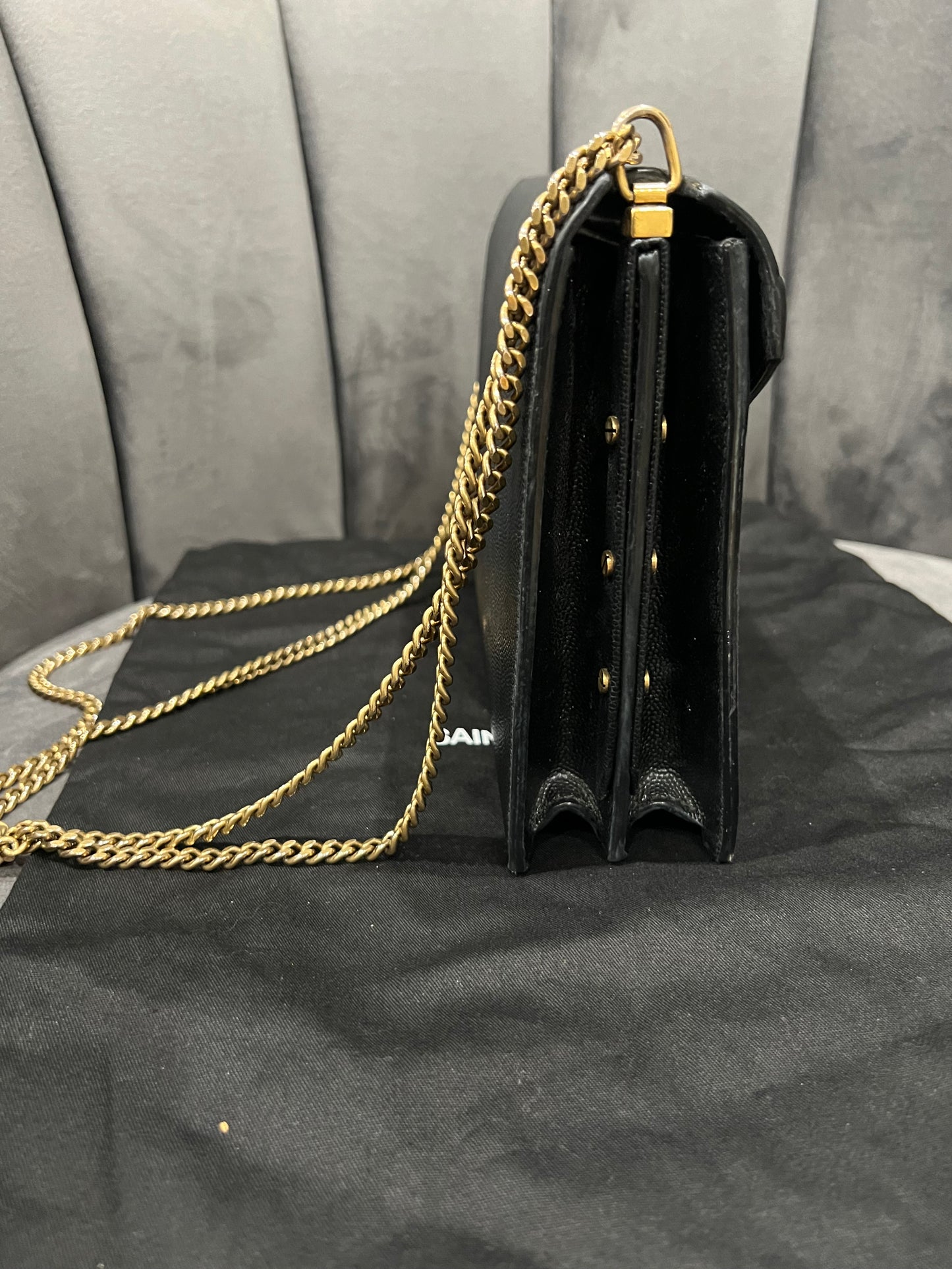 Yves Saint Laurent Cassandre Clasp Monogram in Medium