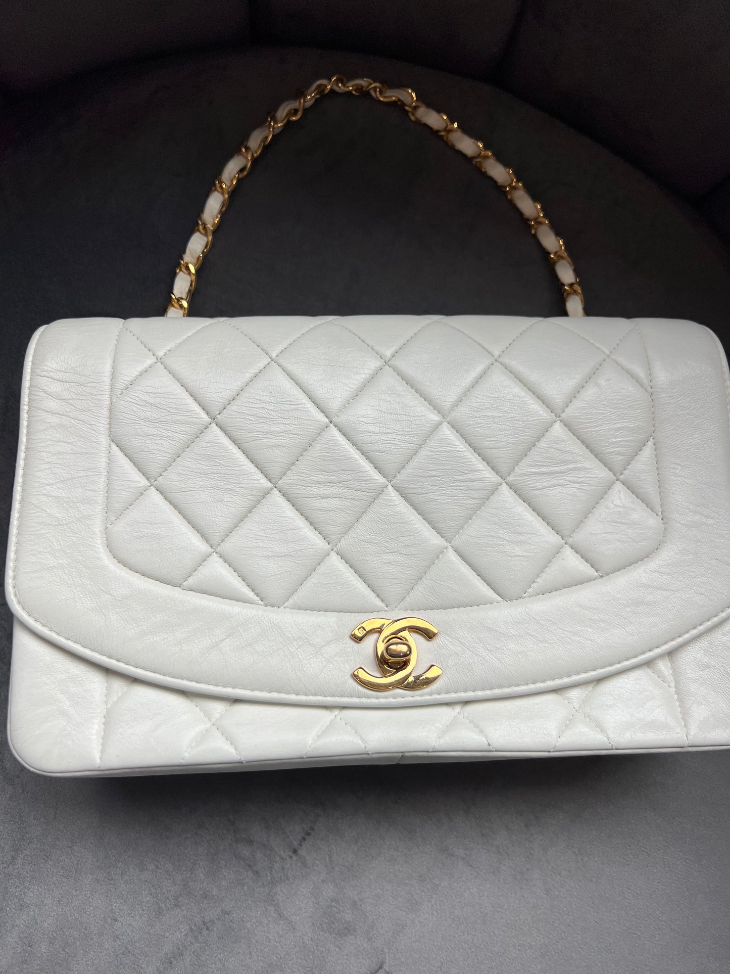 Chanel Diana Ivory vintage