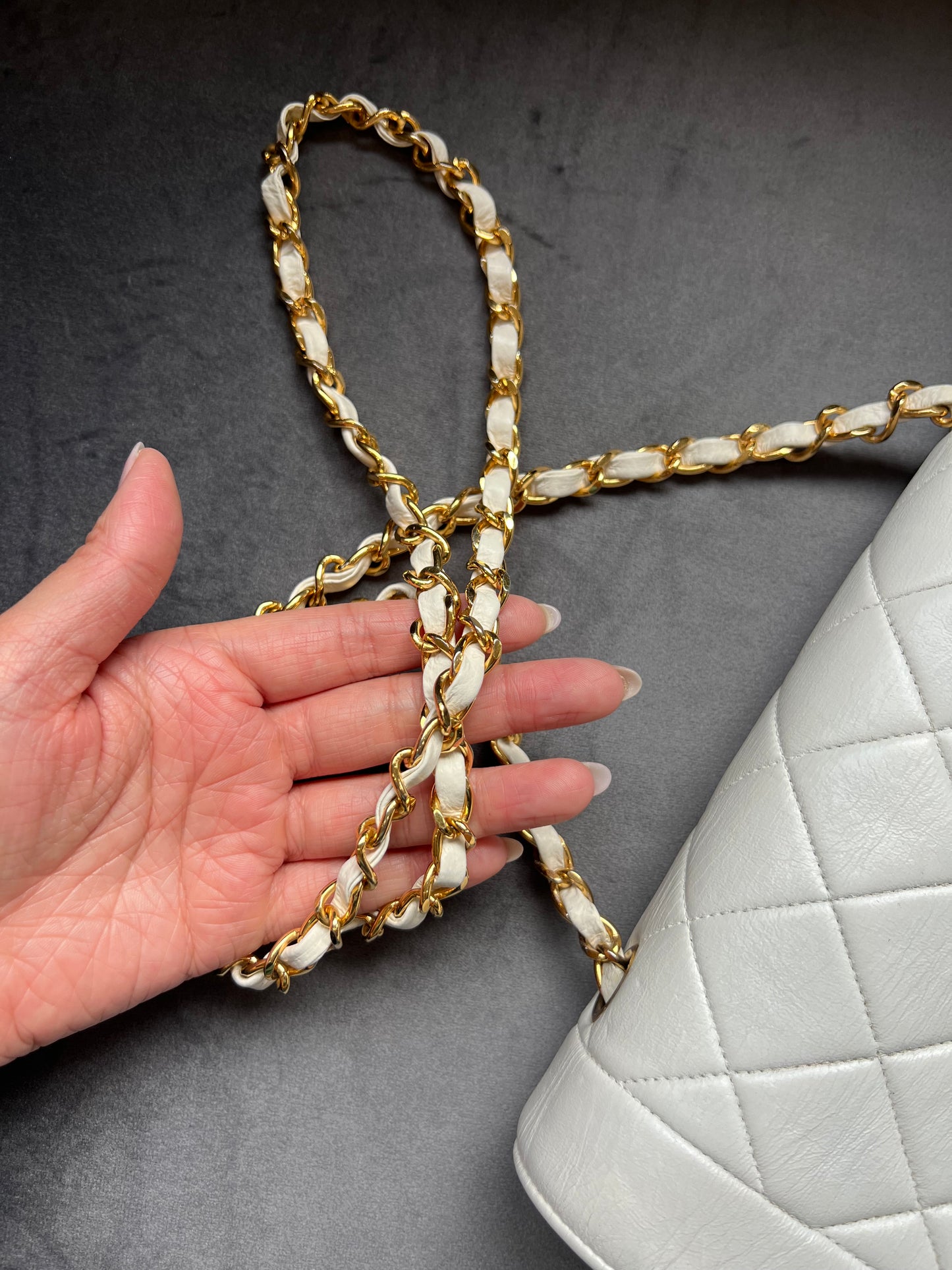 Chanel Diana Ivory vintage