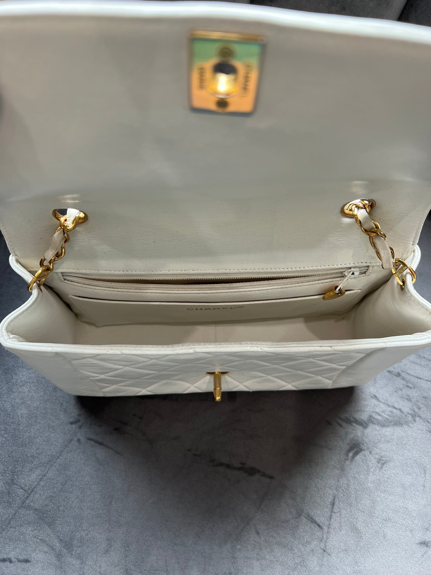 Chanel Diana Ivory vintage