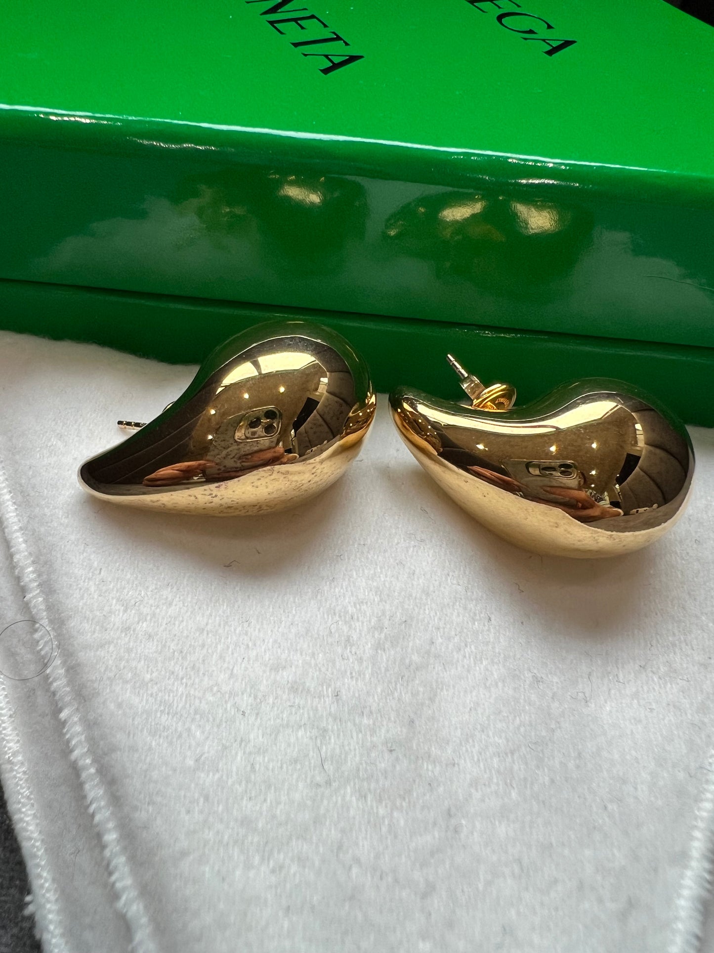Bottega Veneta Drop Earrings in gold