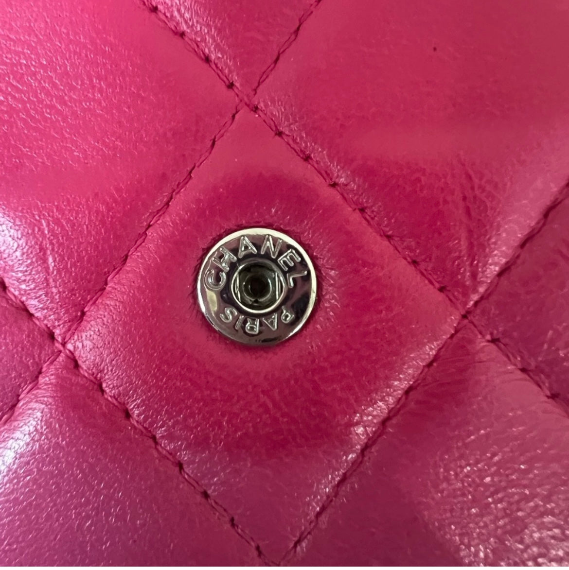 Chanel matelasse pink WOC