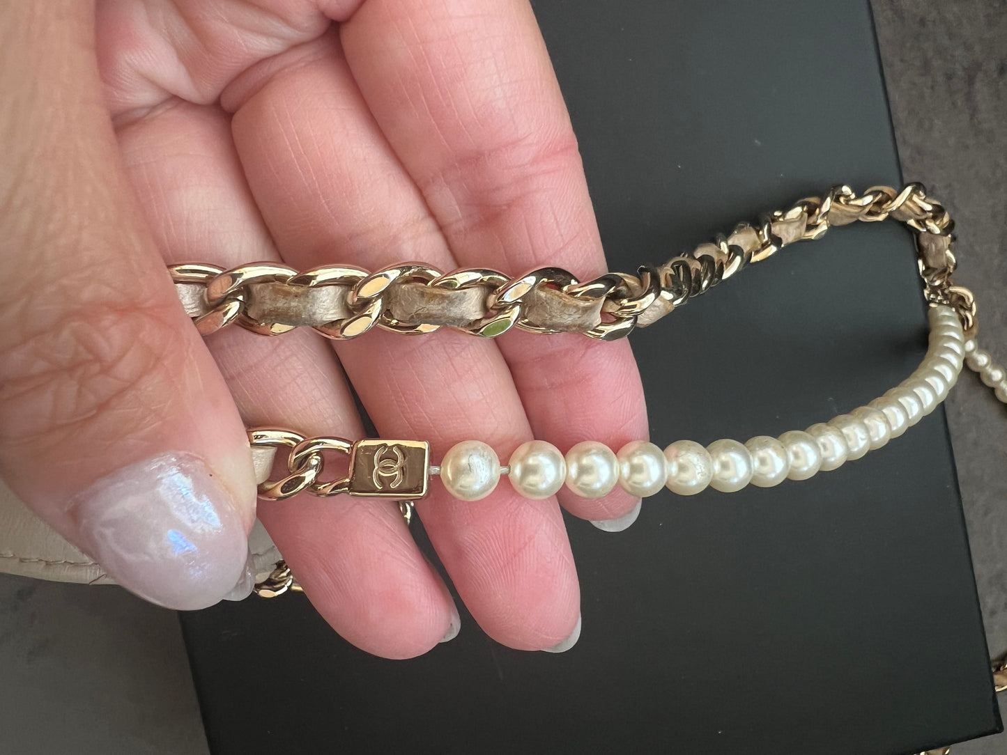 Chanel Pearl Crossbody Bag