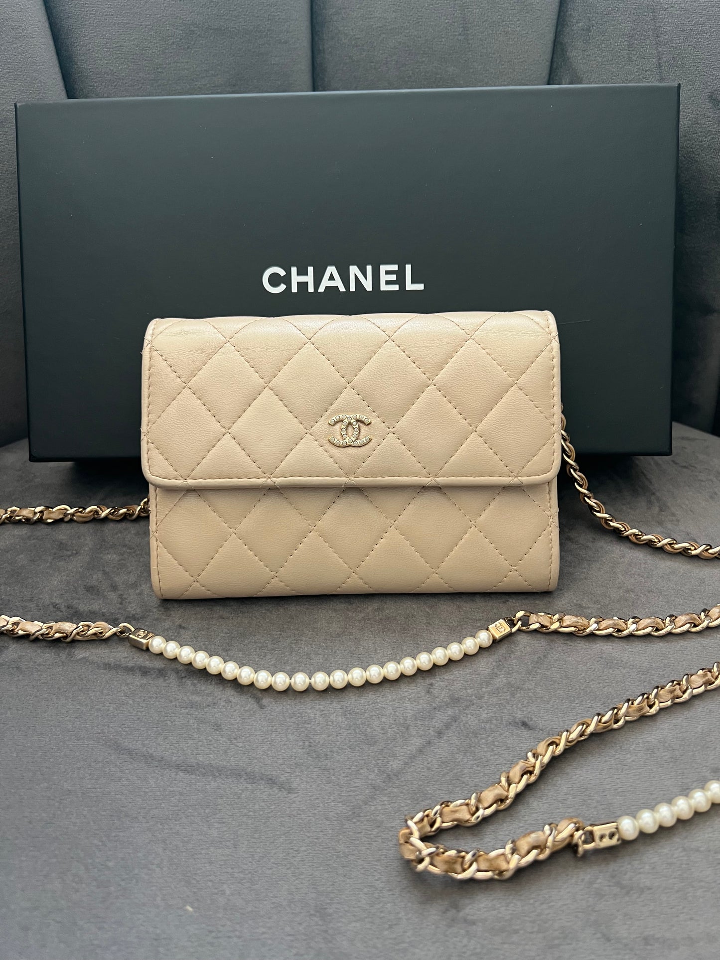 Chanel Pearl Crossbody Bag