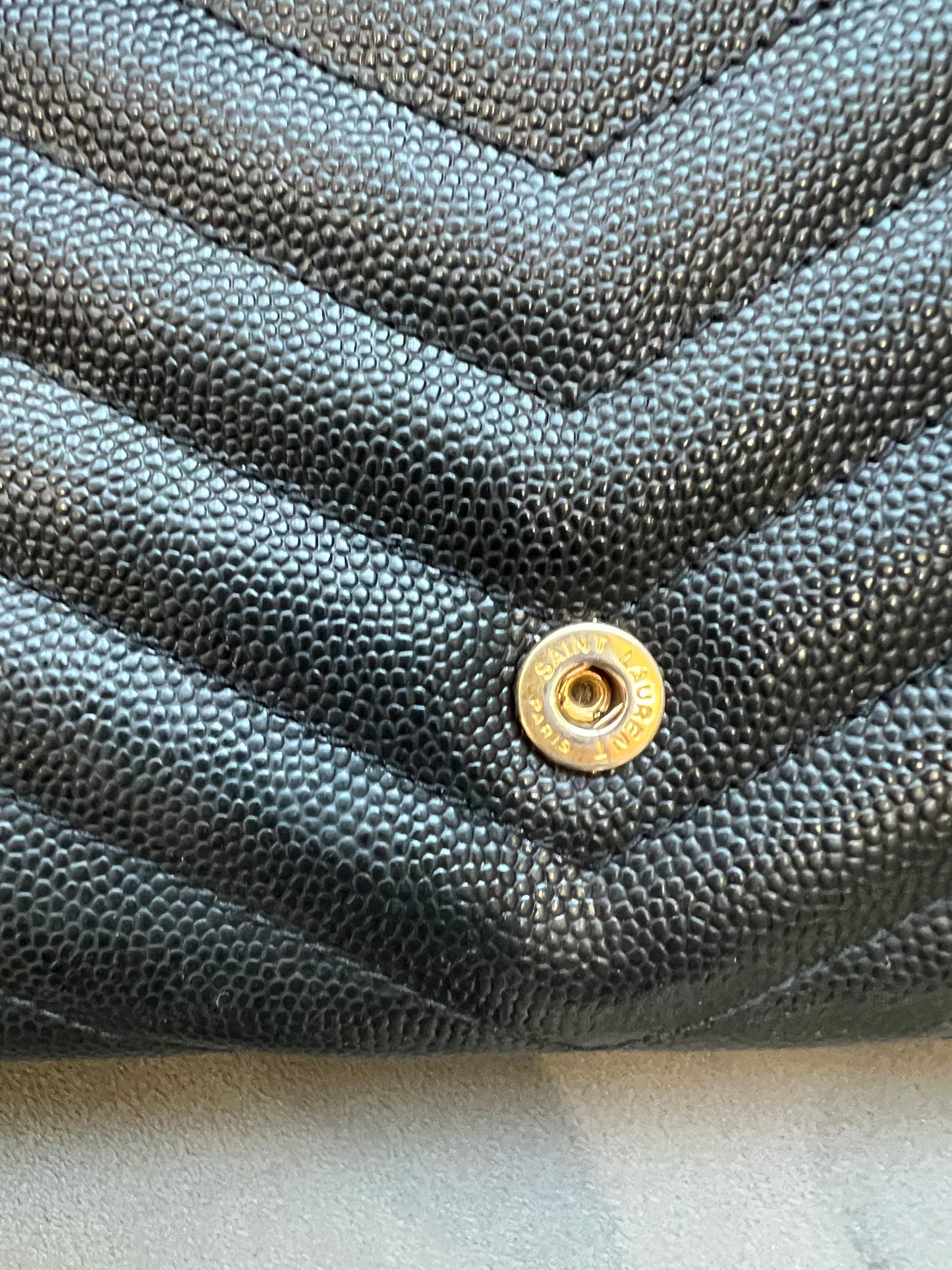 YSL cassandre envelope wallet on chain