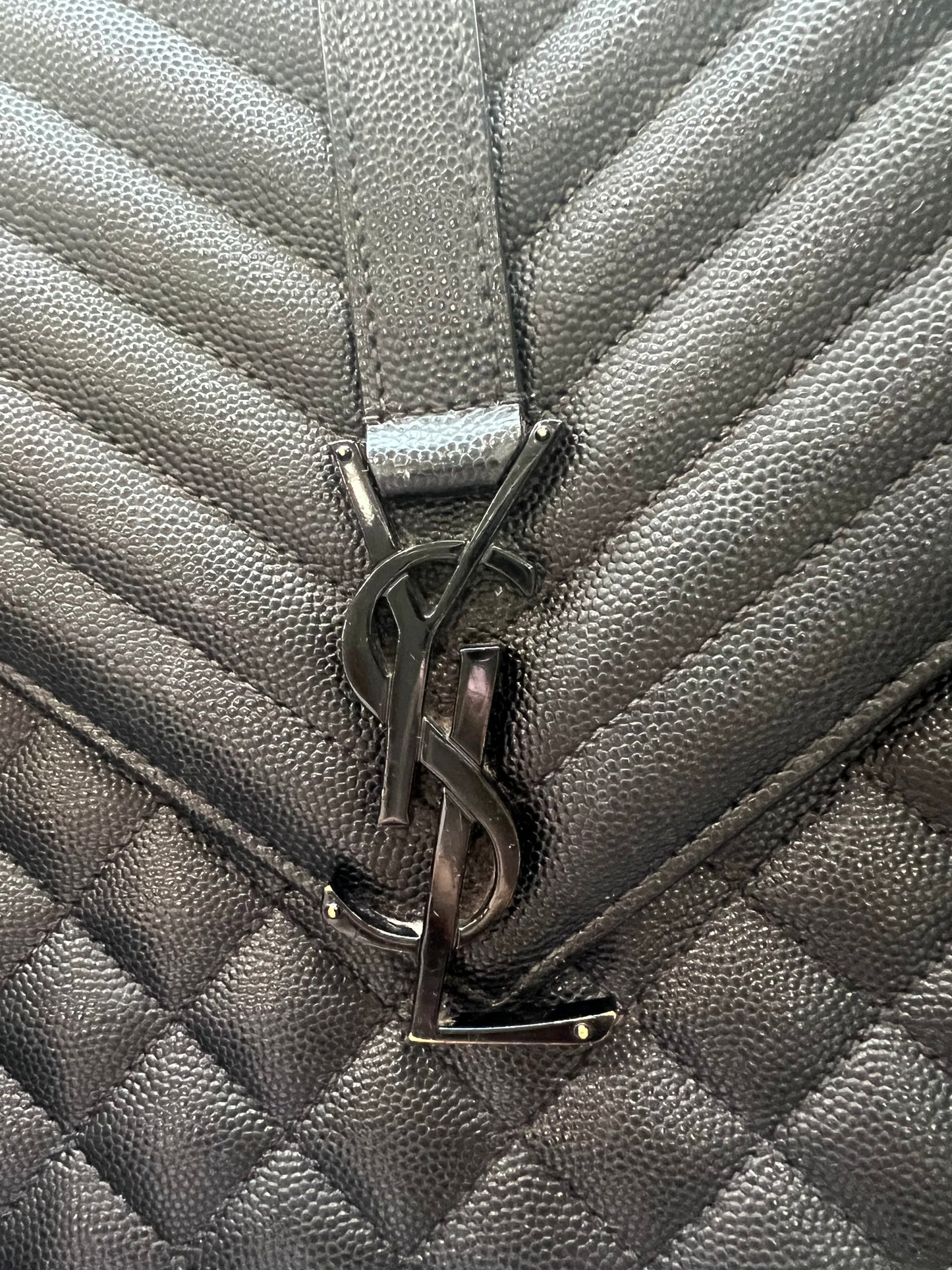 YSL Large Mixed Matelasse Shoulder Bag