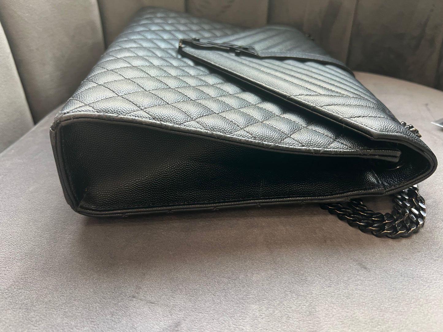 YSL Large Mixed Matelasse Shoulder Bag