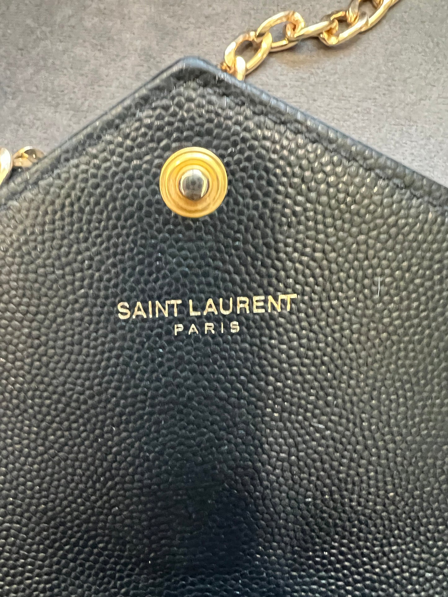 YSL cassandre envelope wallet on chain
