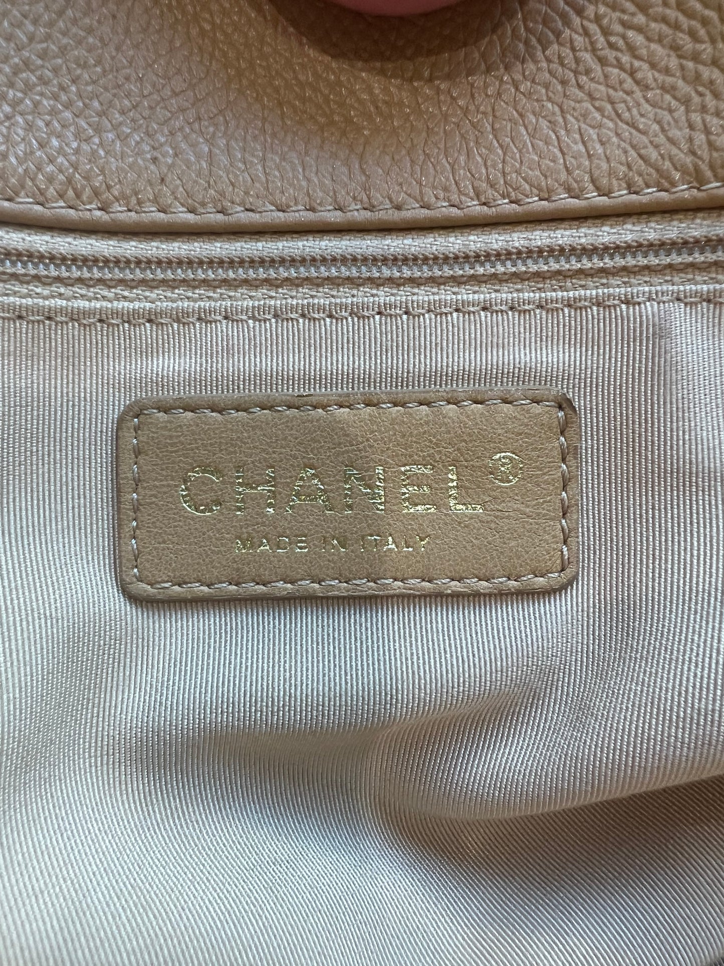 CHANEL Cerf Exec Tote Bag 24k Gold