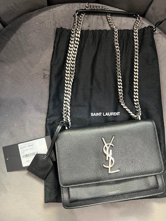 Yves Saint Laurent Sunset grained bag