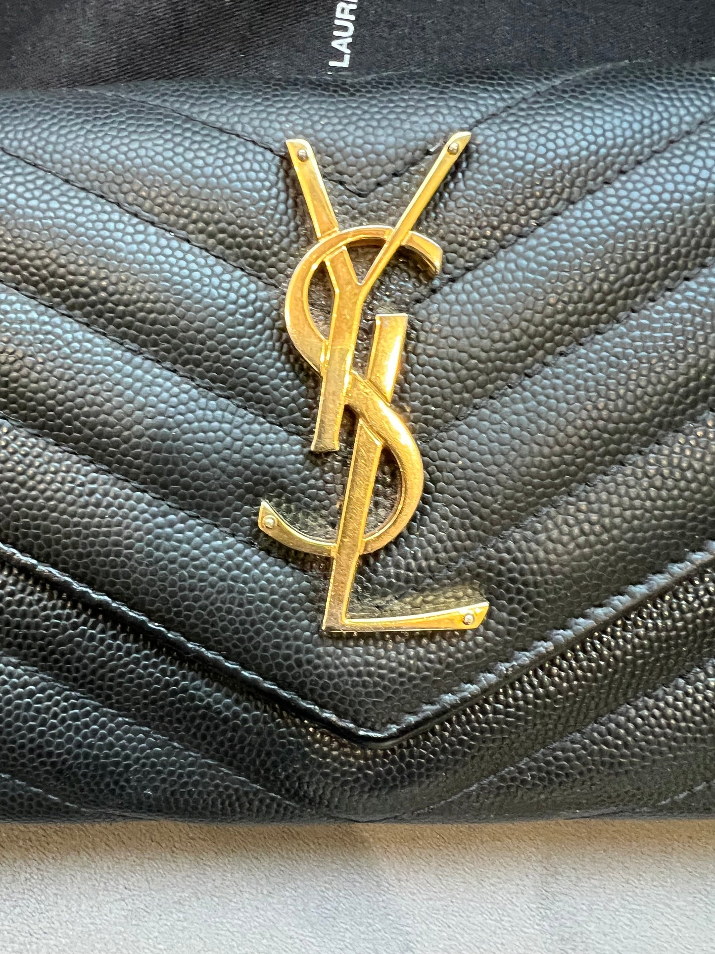 YSL cassandre envelope wallet on chain