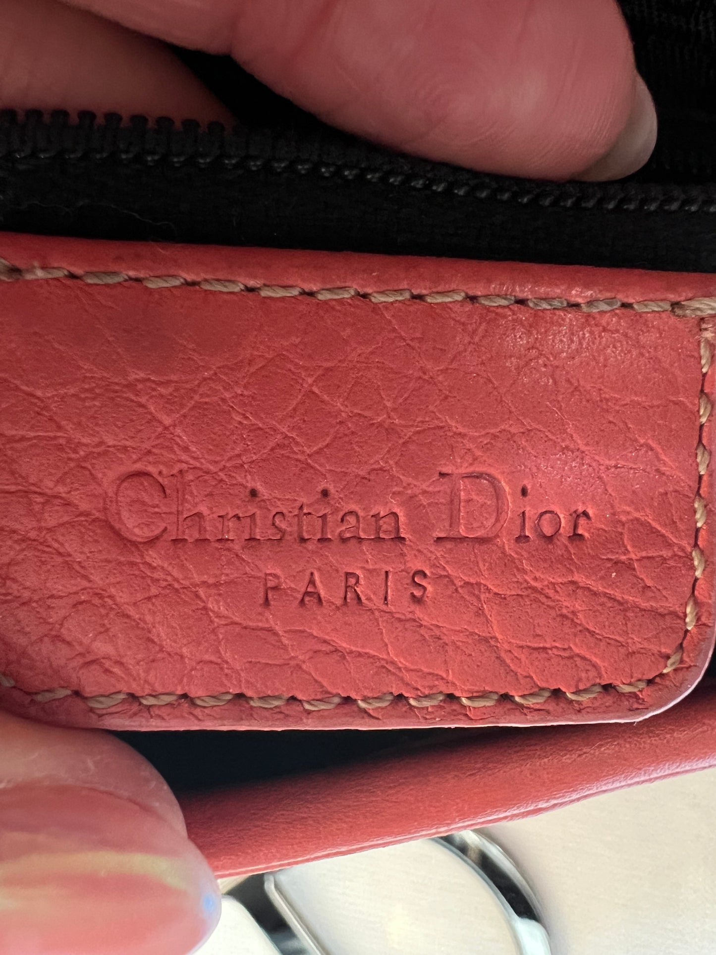Christian Dior saddle bag - vintage rose pink
