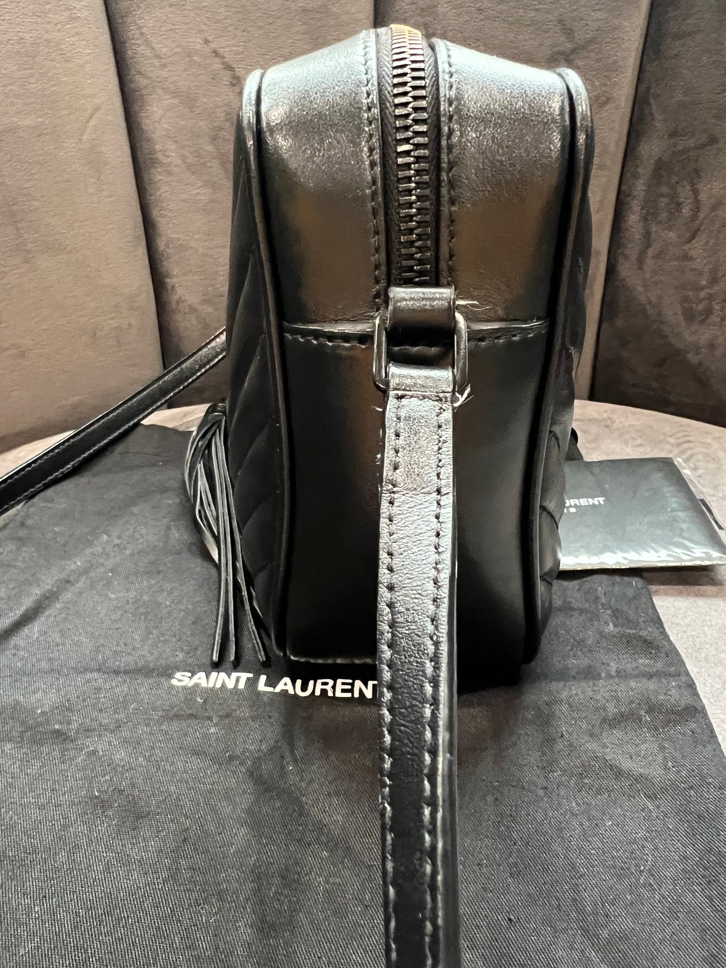 Saint Laurent Lou Camera Bag - All black