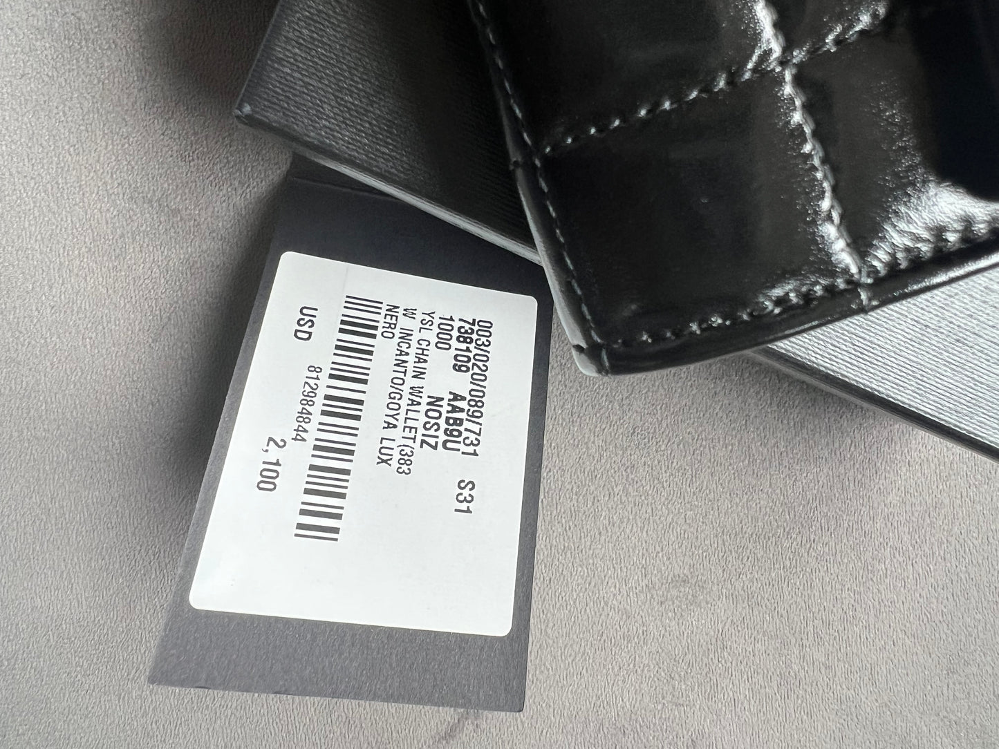 NWT YSL Lambskin Quilted Le Maillon Bag