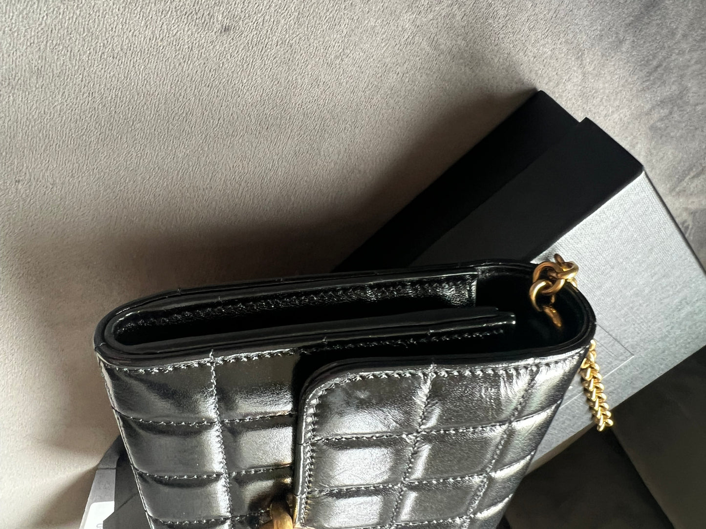 NWT YSL Lambskin Quilted Le Maillon Bag
