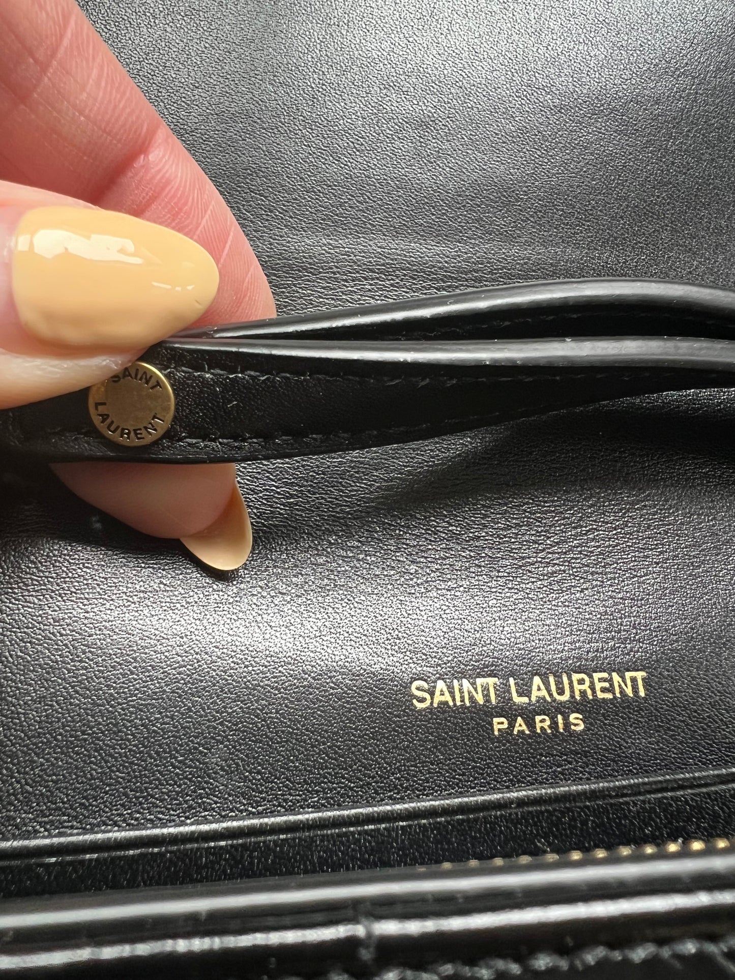NWT YSL Lambskin Quilted Le Maillon Bag
