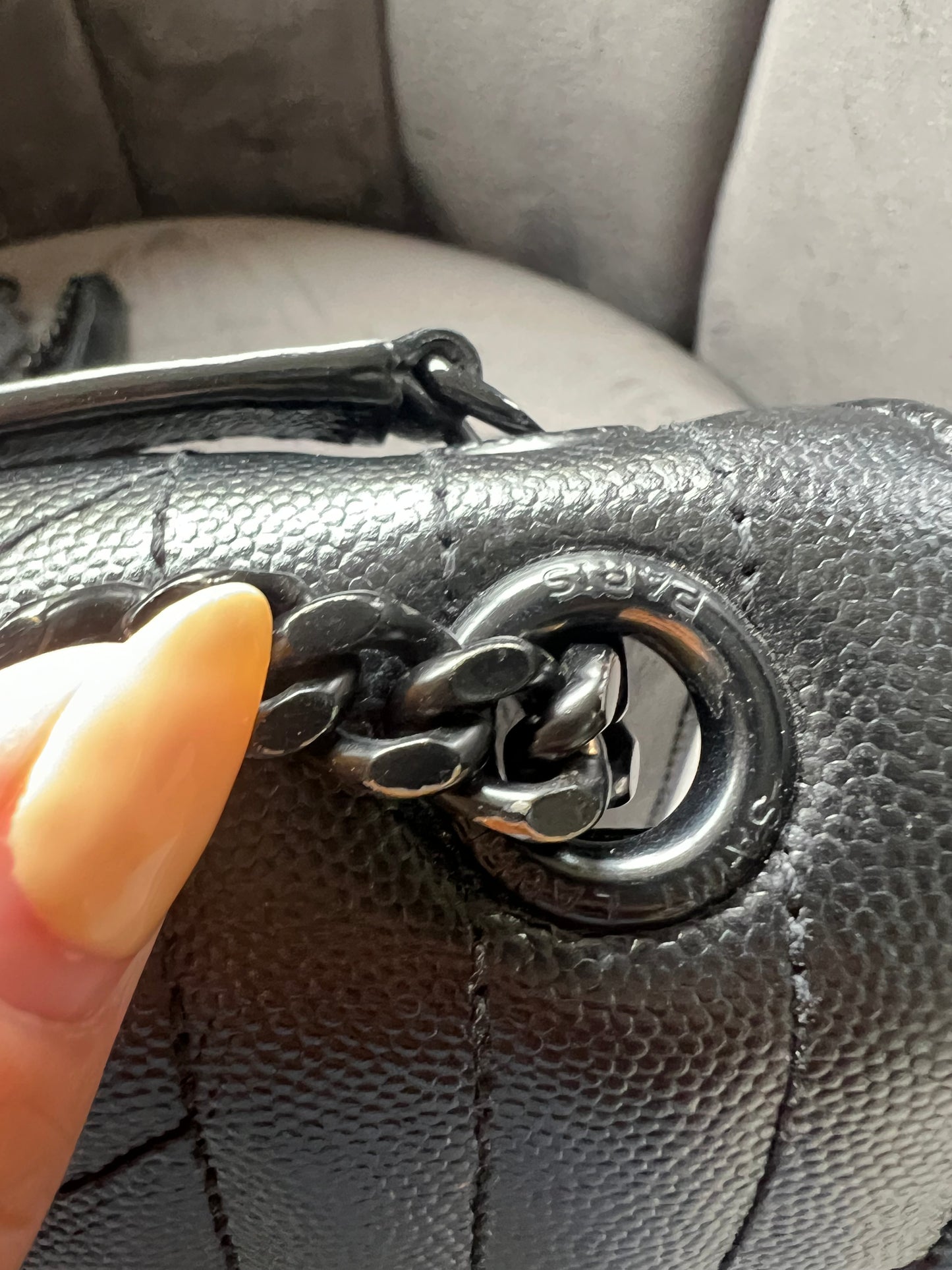 Yves Saint Laurent Tri-Quilt Matelasse Envelope Bag