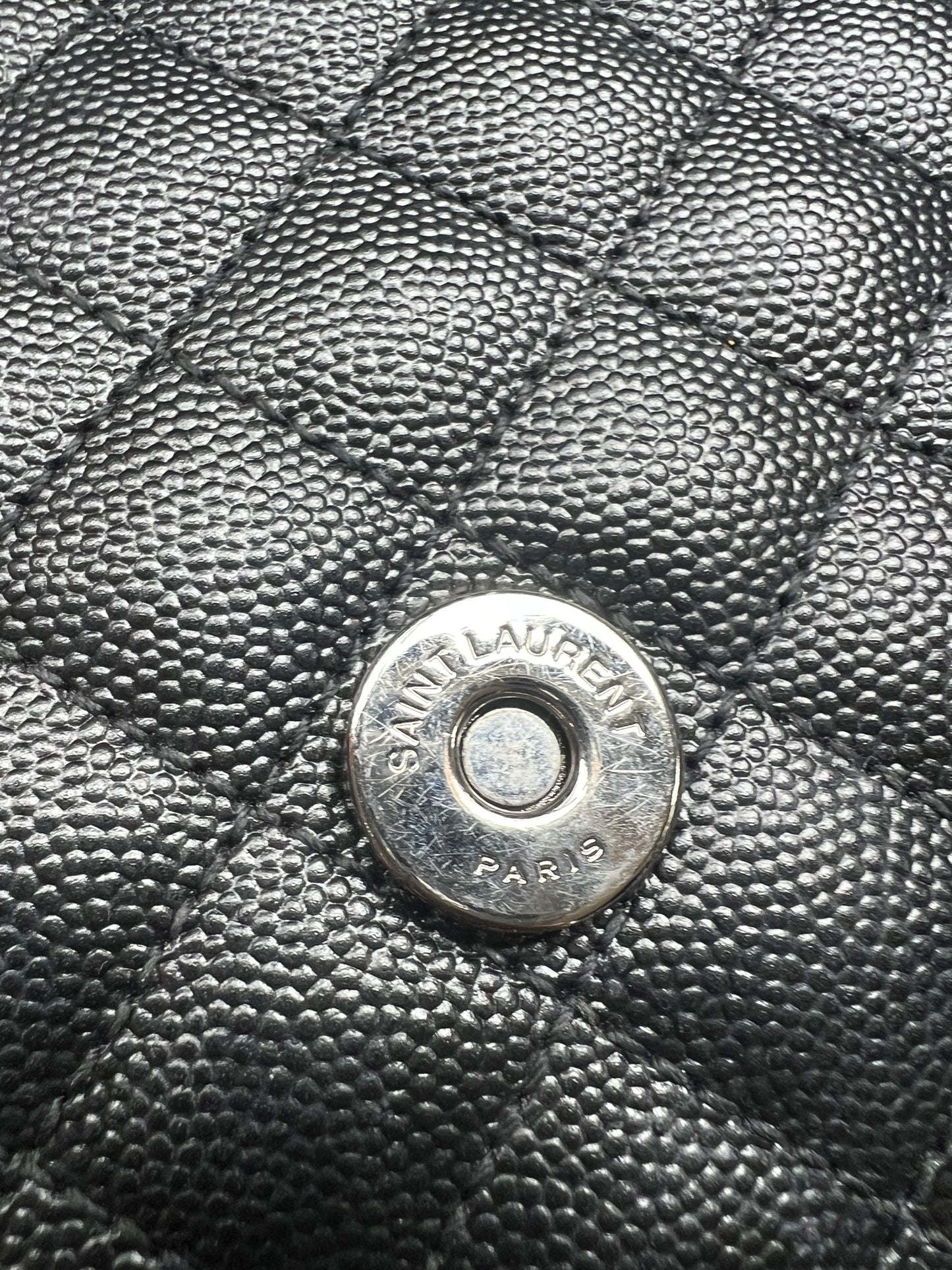 Yves Saint Laurent Tri-Quilt Matelasse Envelope Bag