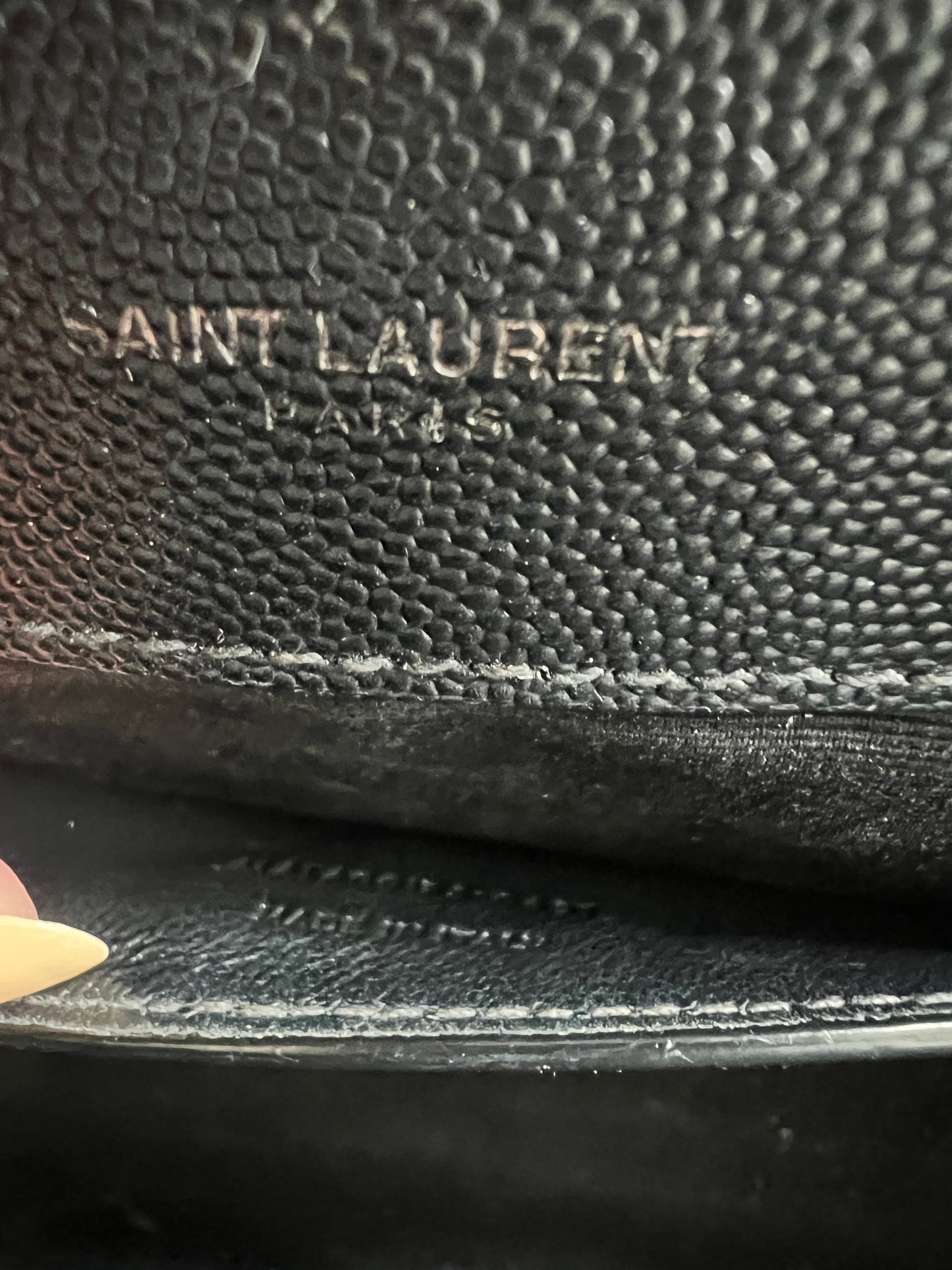 Yves Saint Laurent Tri-Quilt Matelasse Envelope Bag