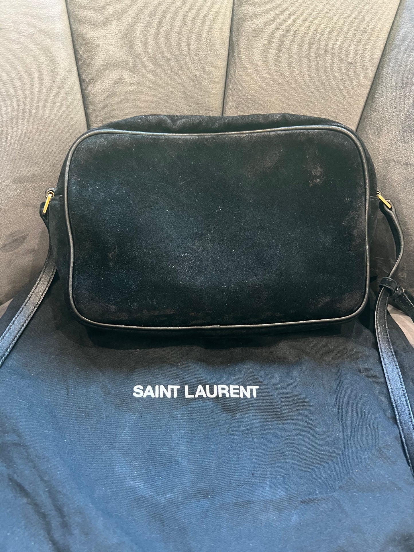 YSL Rainbow Crystal Studded Camera Bag