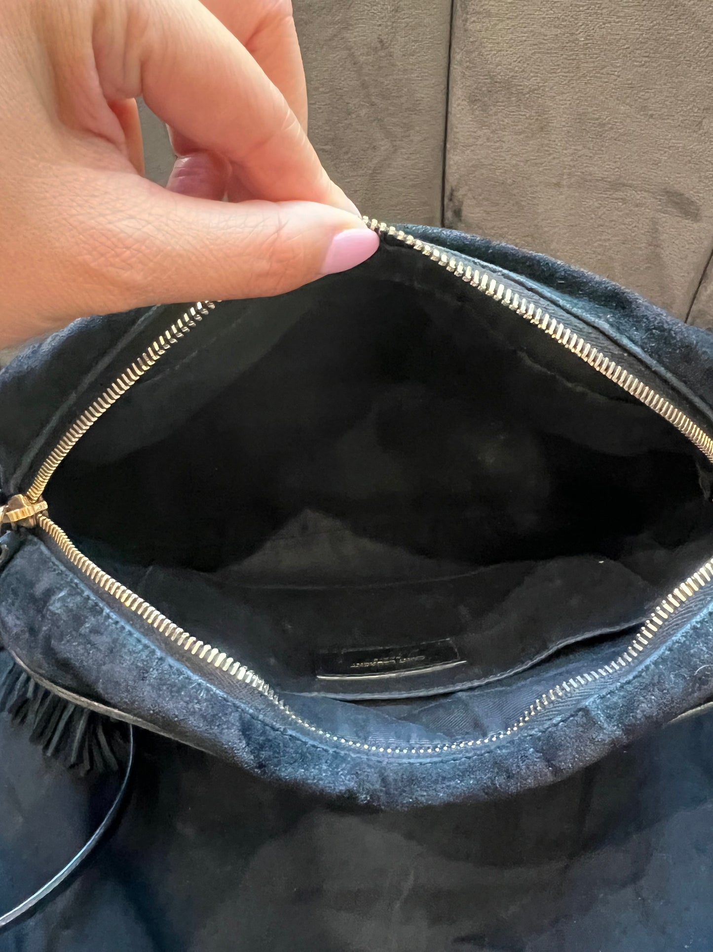 YSL Rainbow Crystal Studded Camera Bag