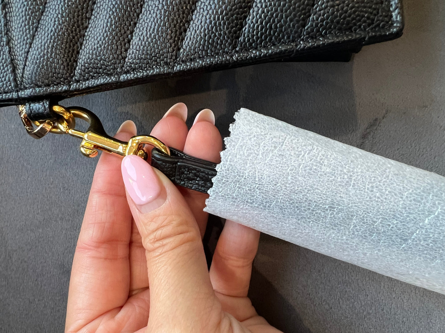 New Saint Laurent Monogram Wristlet