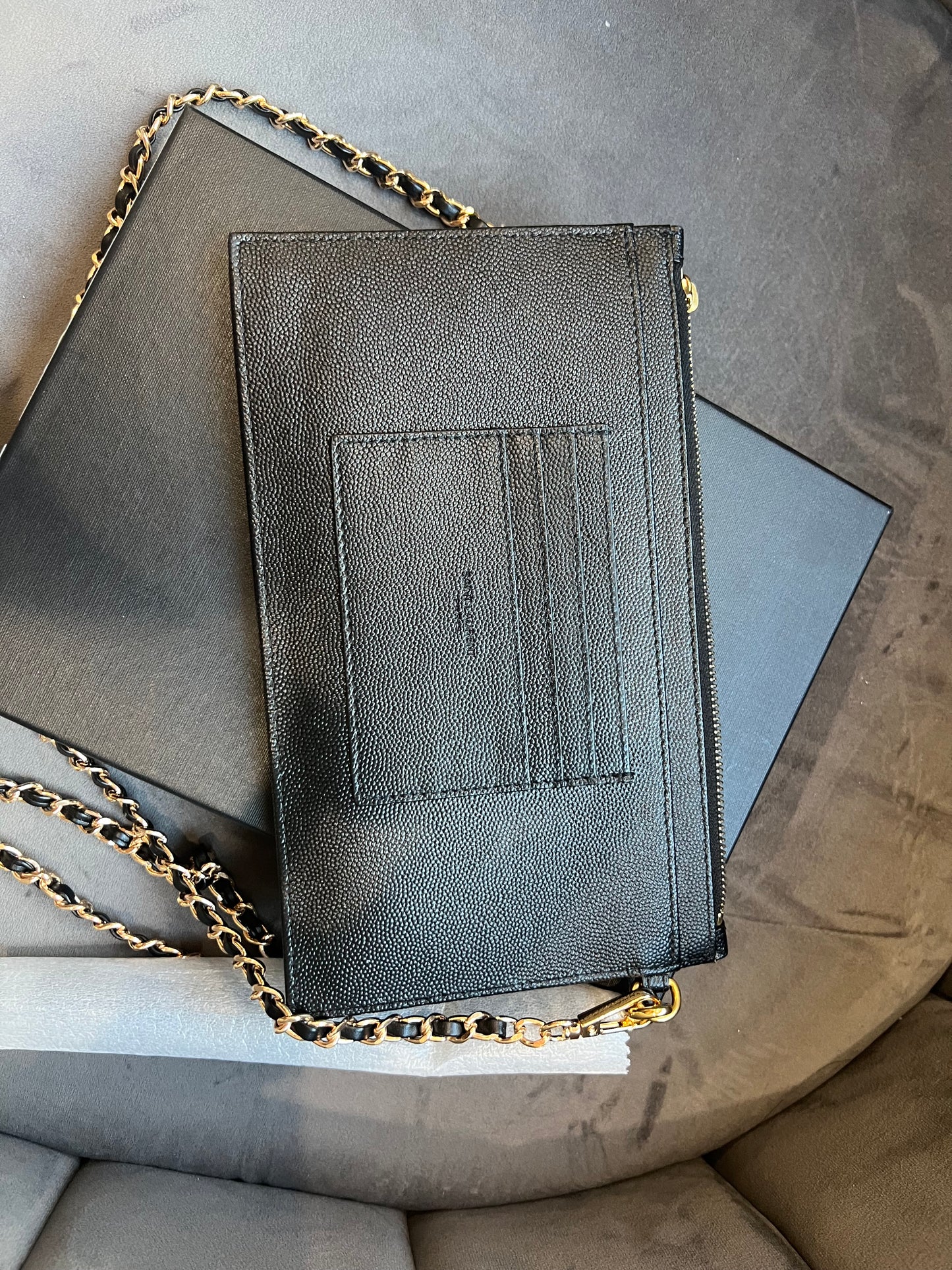 New Saint Laurent Monogram Wristlet