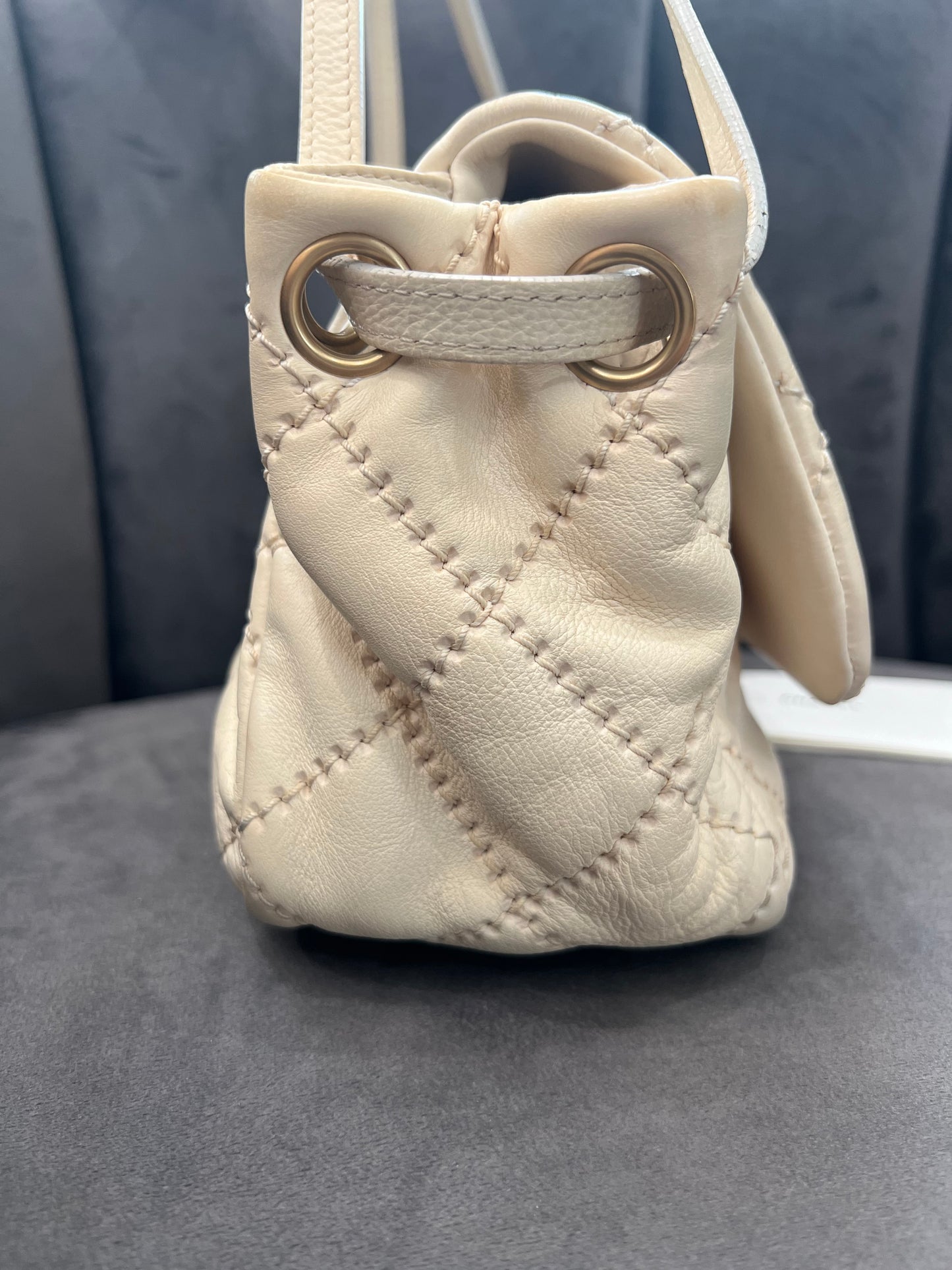 Vintage Chanel Quilted Chain Single Flap Bag