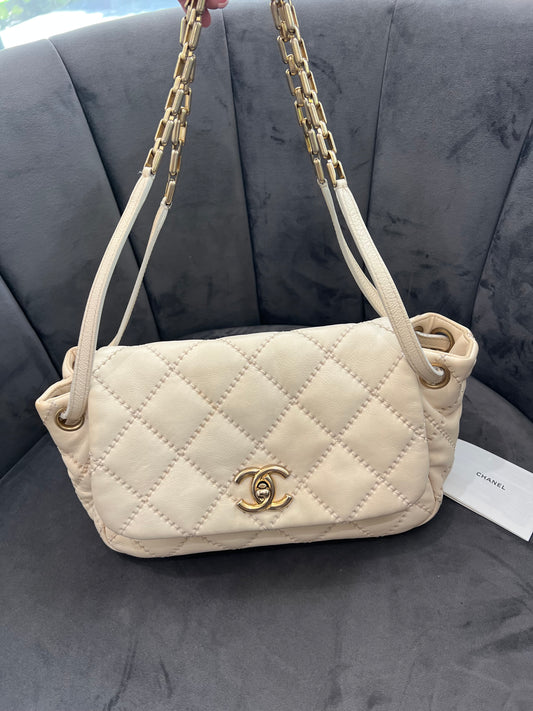 Vintage Chanel Quilted Chain Single Flap Bag